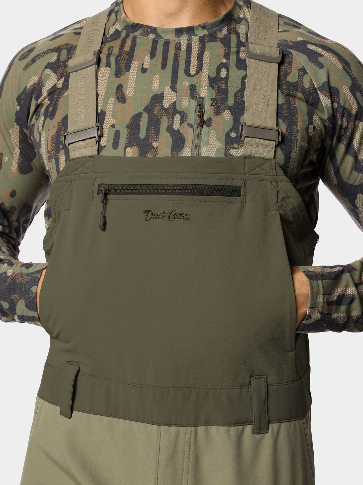 Men's Terrain Guard Softshell Bib - Moss