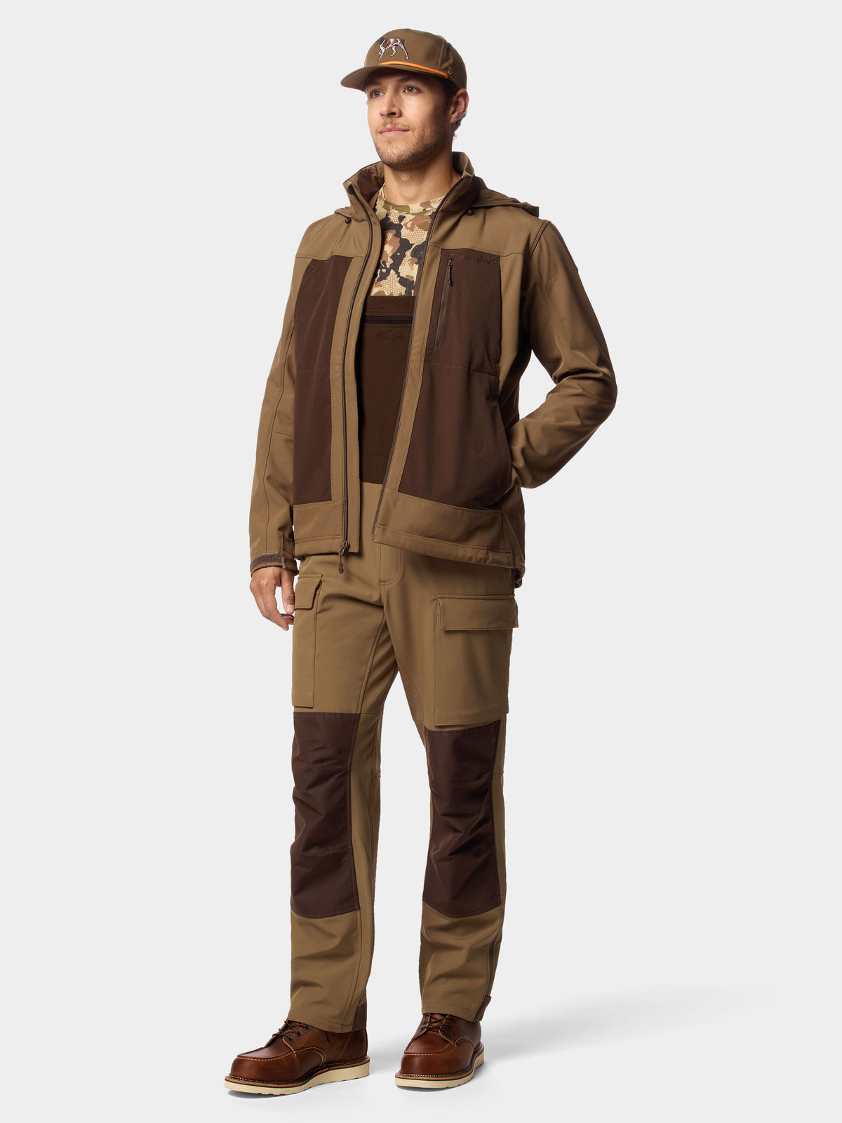Men's Terrain Guard Softshell Bib - Pin Oak
