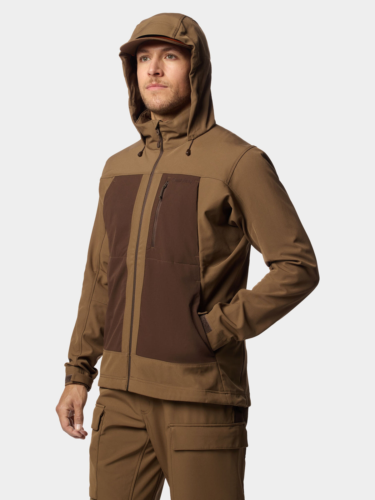 Men's Terrain Guard Softshell Hoodie  - Pin Oak