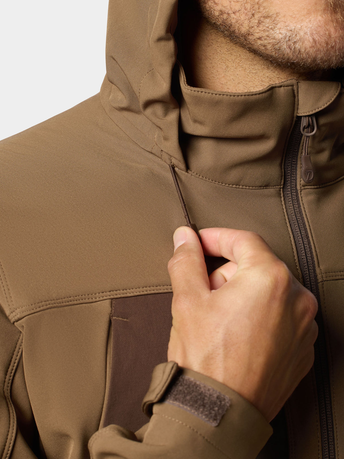 Men's Terrain Guard Softshell Hoodie  - Pin Oak