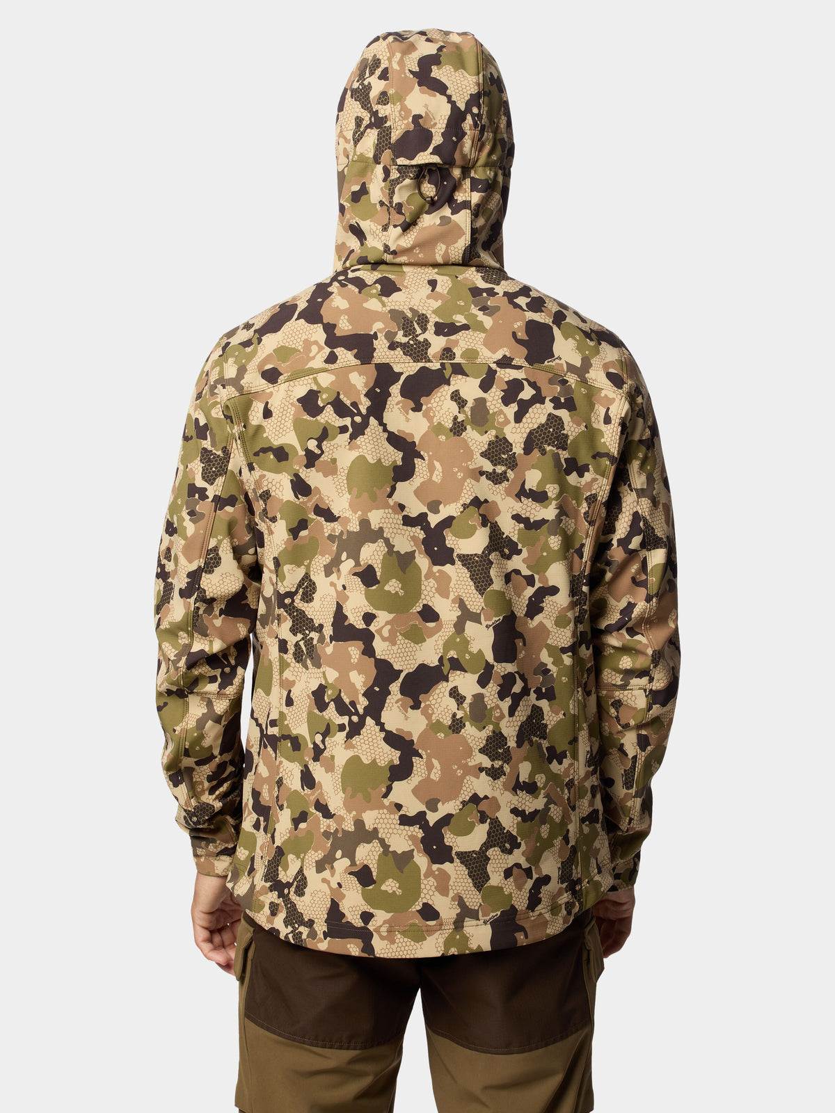 Men's Terrain Guard Softshell Hoodie - Wetland