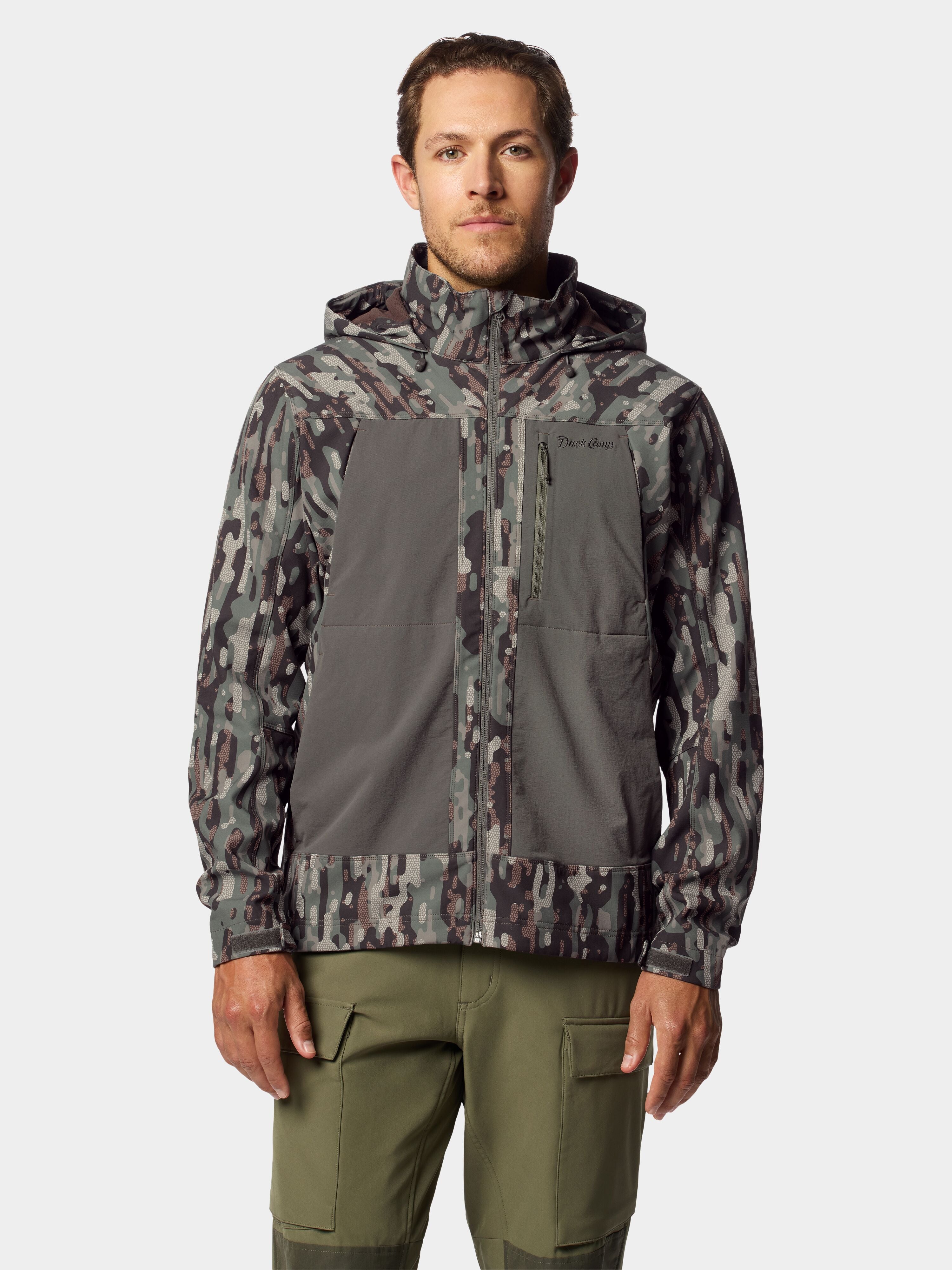 Men's Terrain Guard Softshell Hoodie - Pin Oak