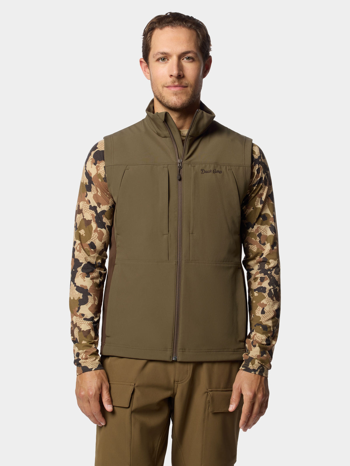 Men's Terrain Guard Softshell Vest - Pin Oak