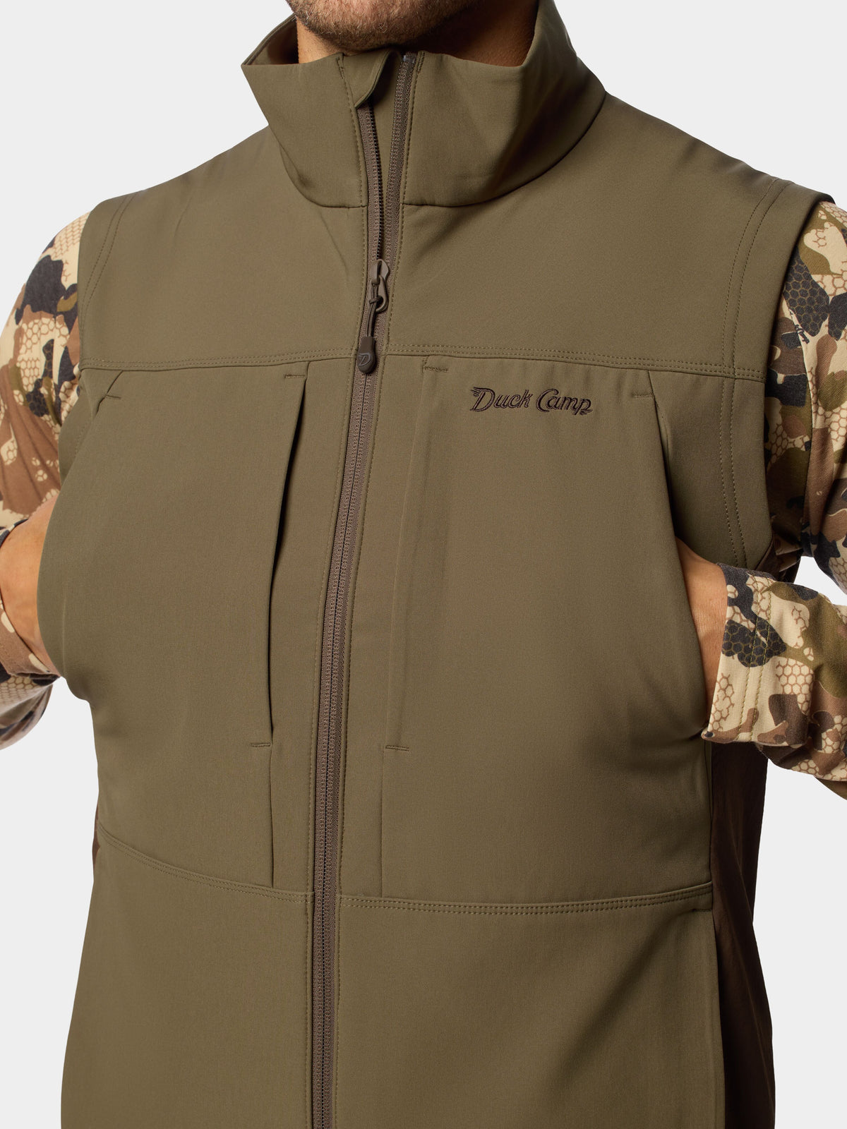 Men's Terrain Guard Softshell Vest - Pin Oak