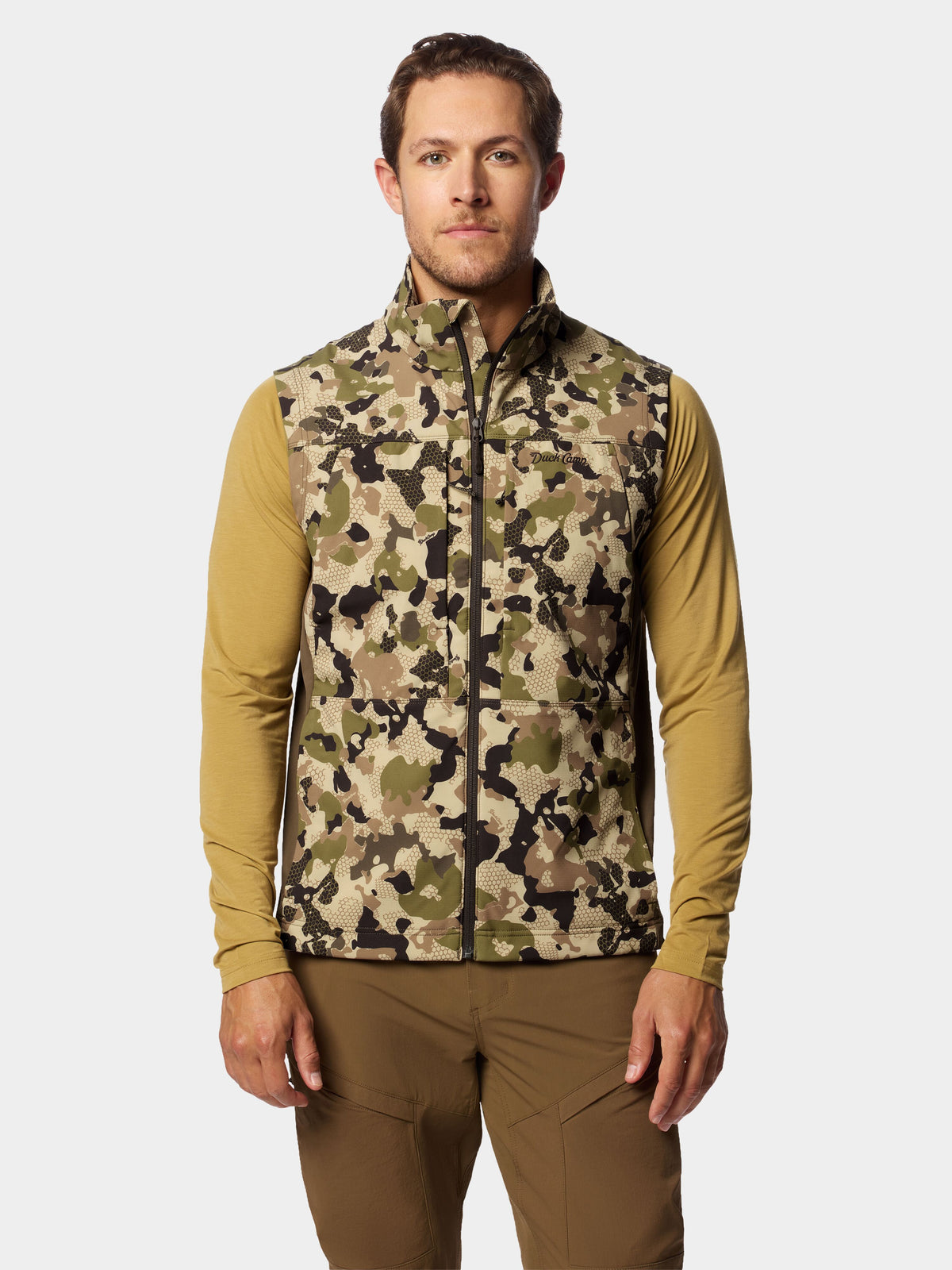 Men's Terrain Guard Softshell Vest - Wetland