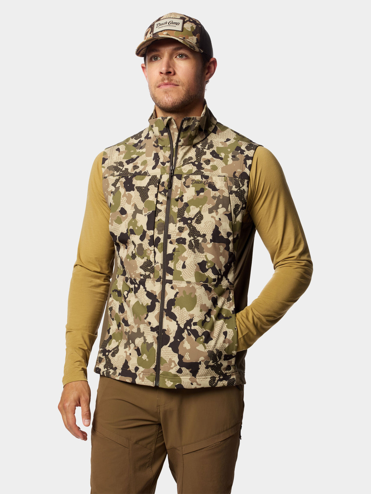 Men's Terrain Guard Softshell Vest - Wetland