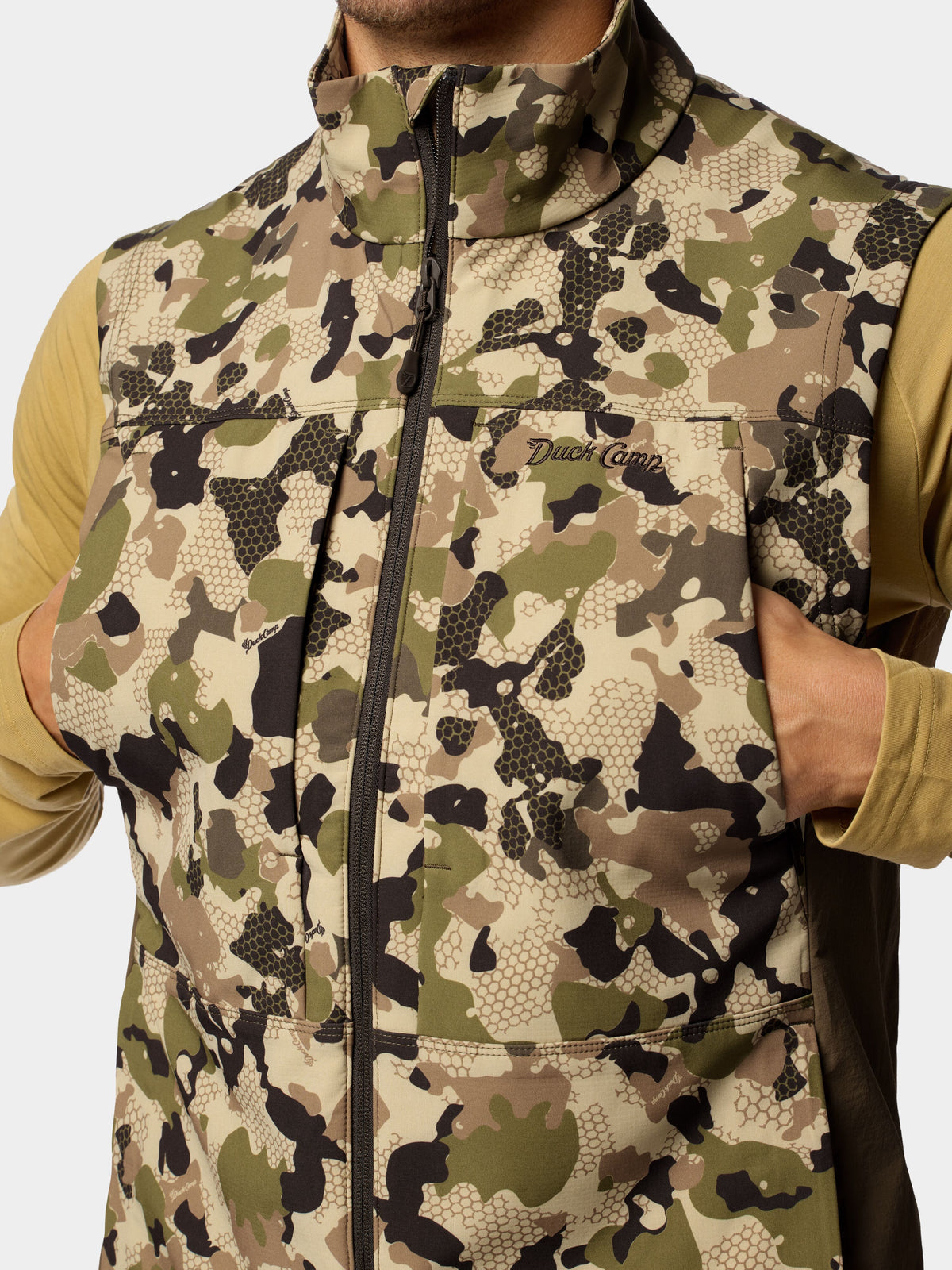 Men's Terrain Guard Softshell Vest - Wetland