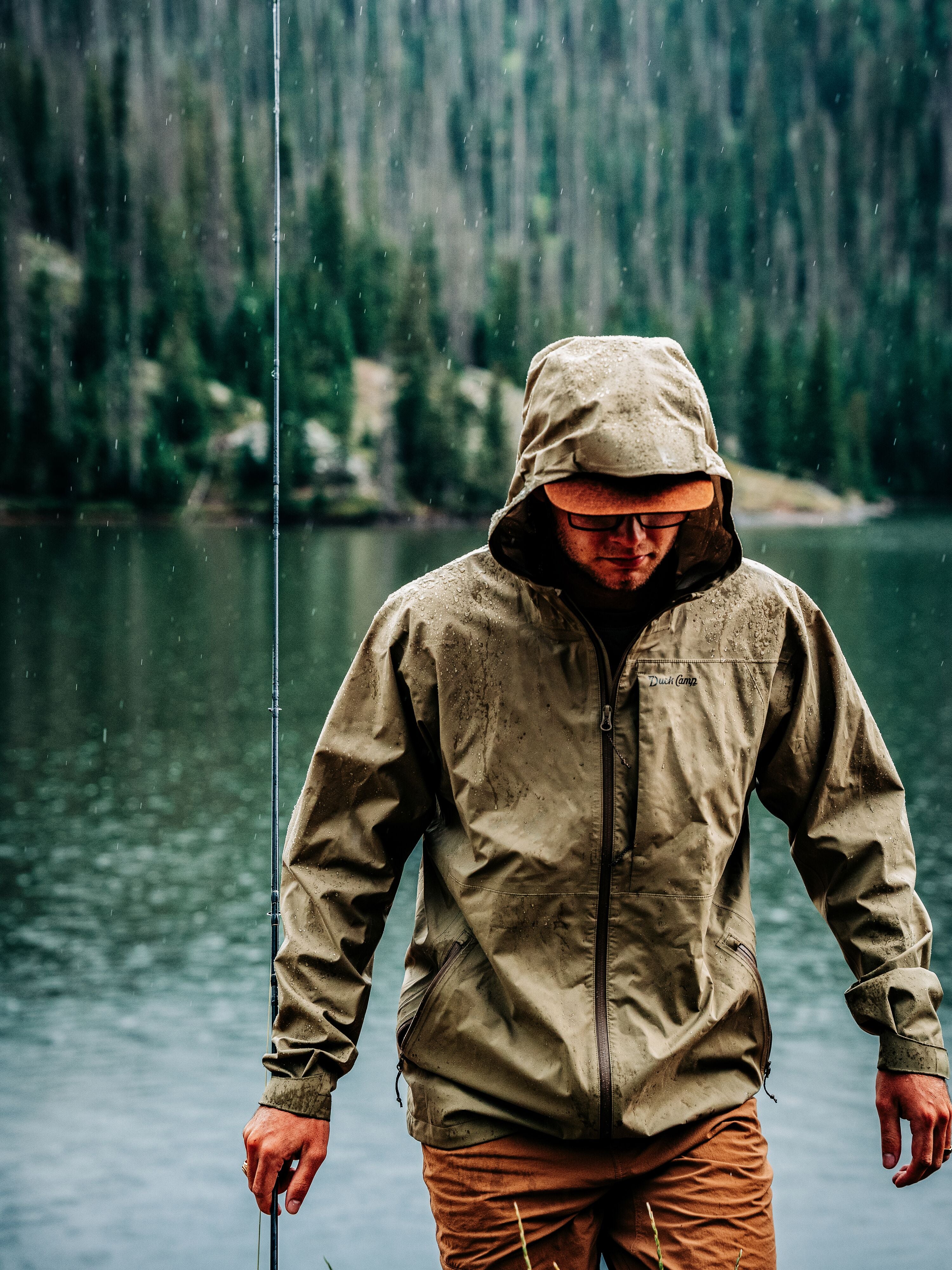 Men's 3L Packable Rain Shell - Sagebrush