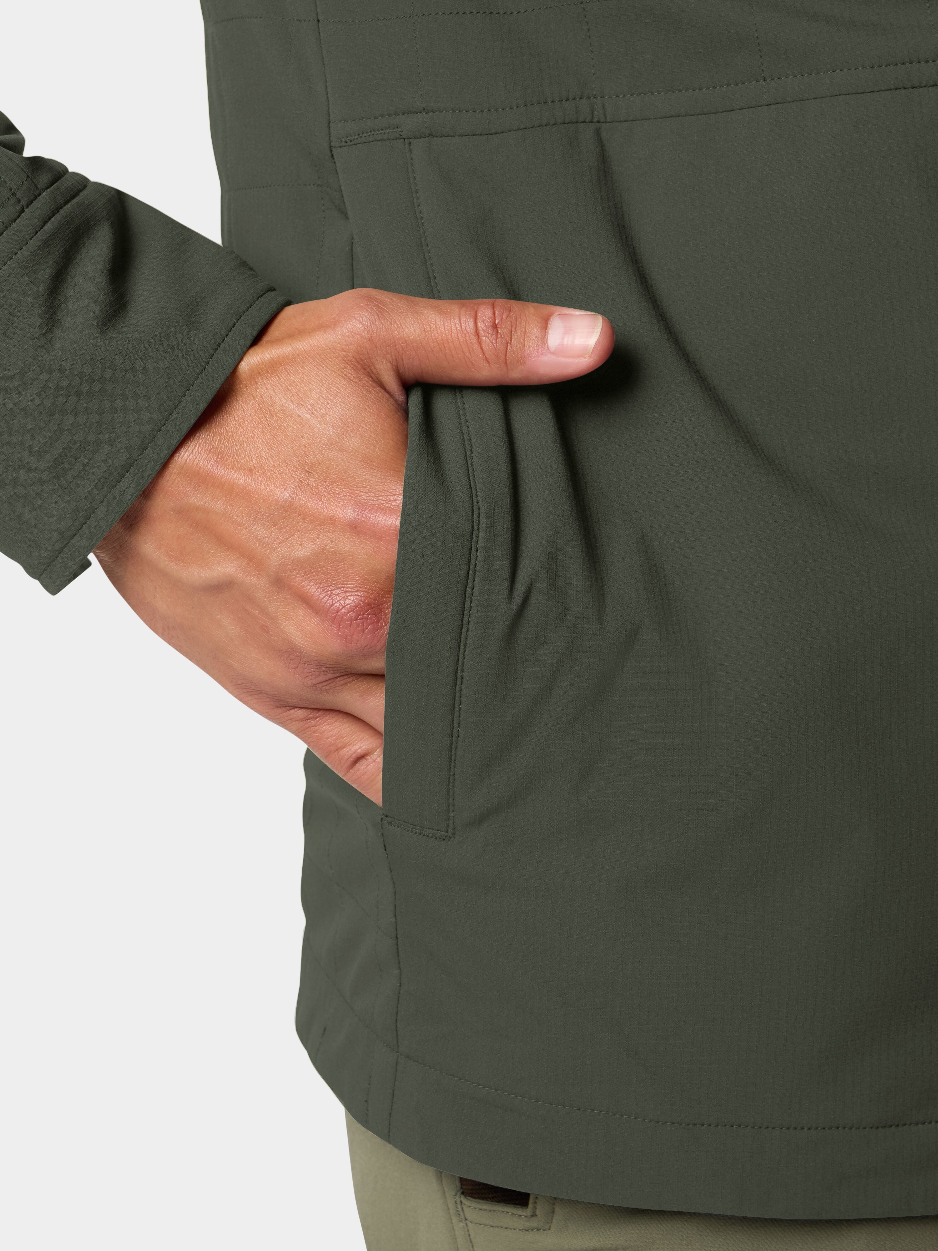 M's Airflow Insulated Lightweight Shacket - Raven