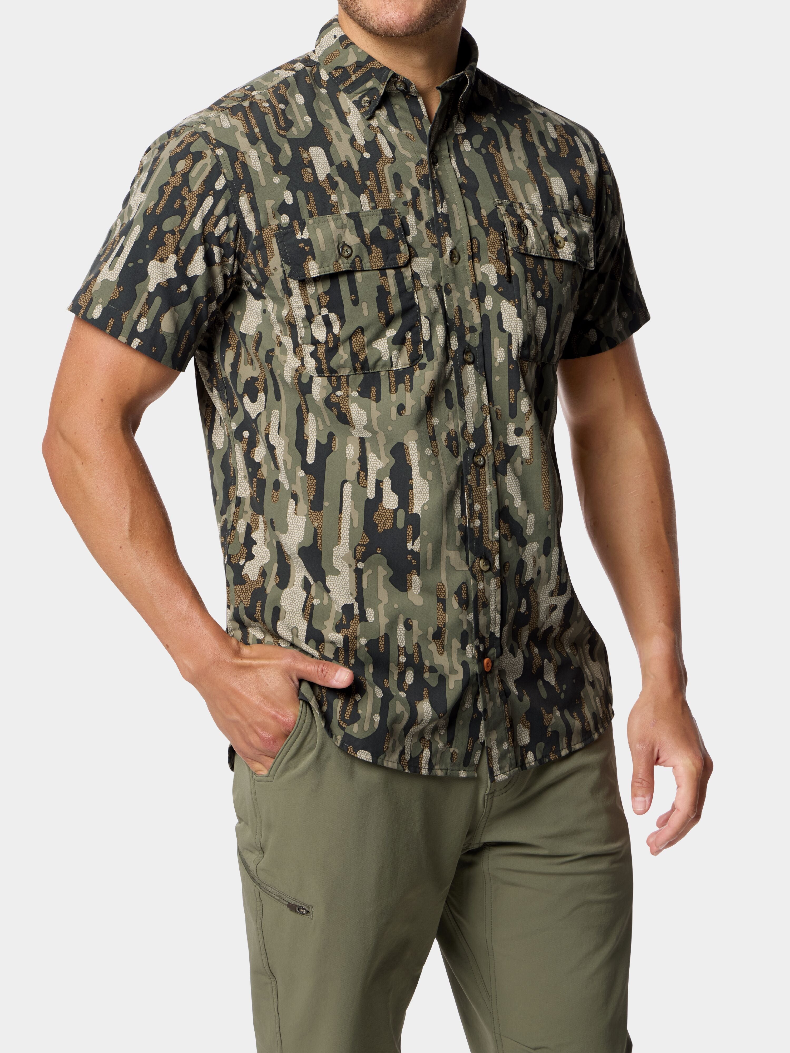 M's Lightweight Hunting Shirt Short Sleeve - Woodland