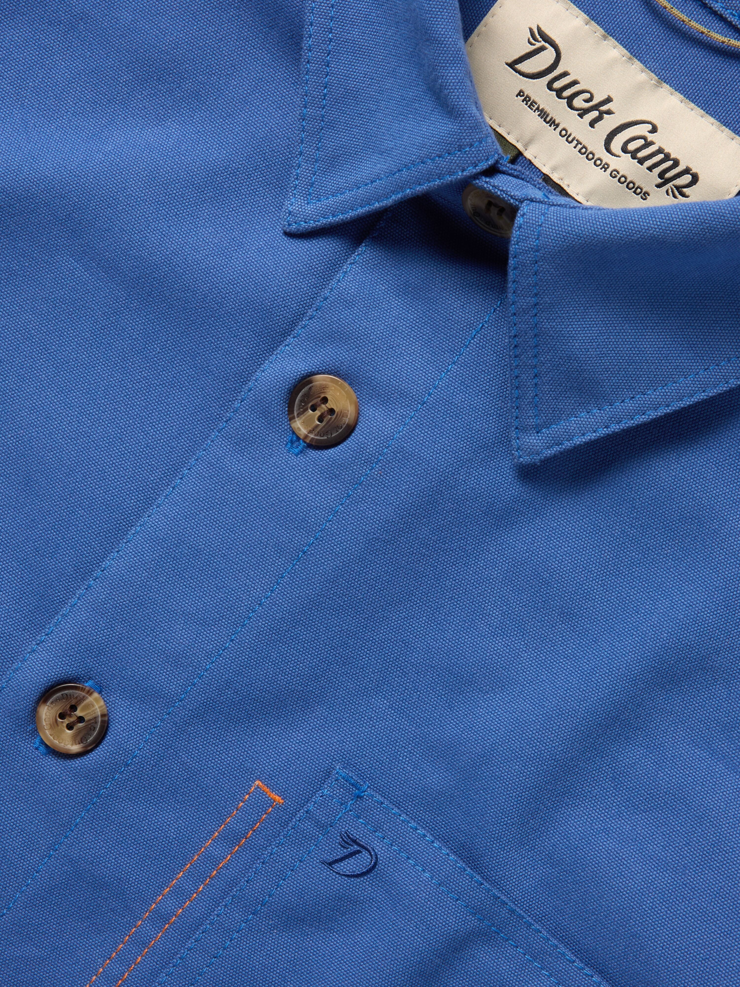 M's Lightweight Brush Overshirt - Tide Blue
