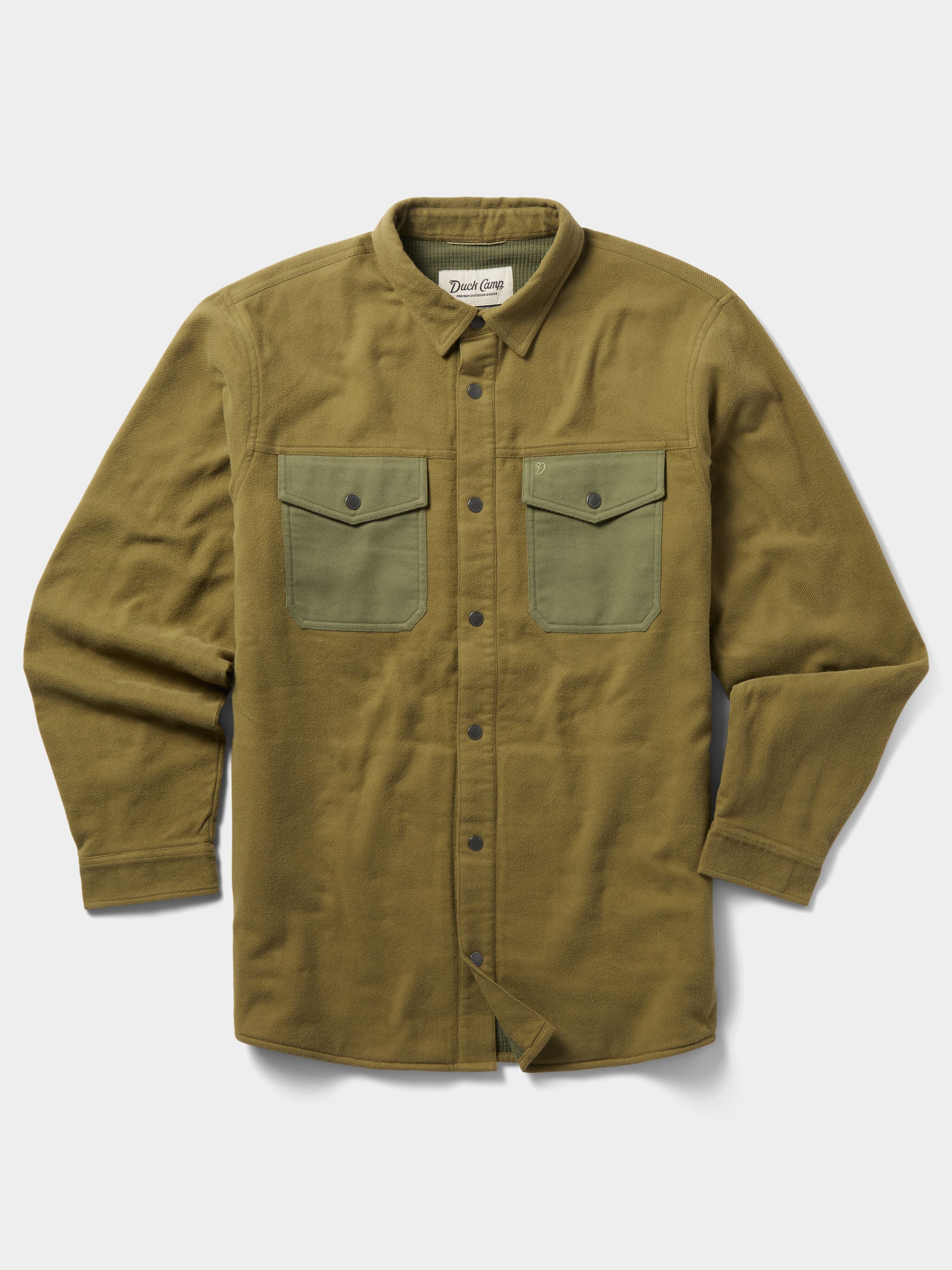 M's Campfire Shacket - Cordgrass