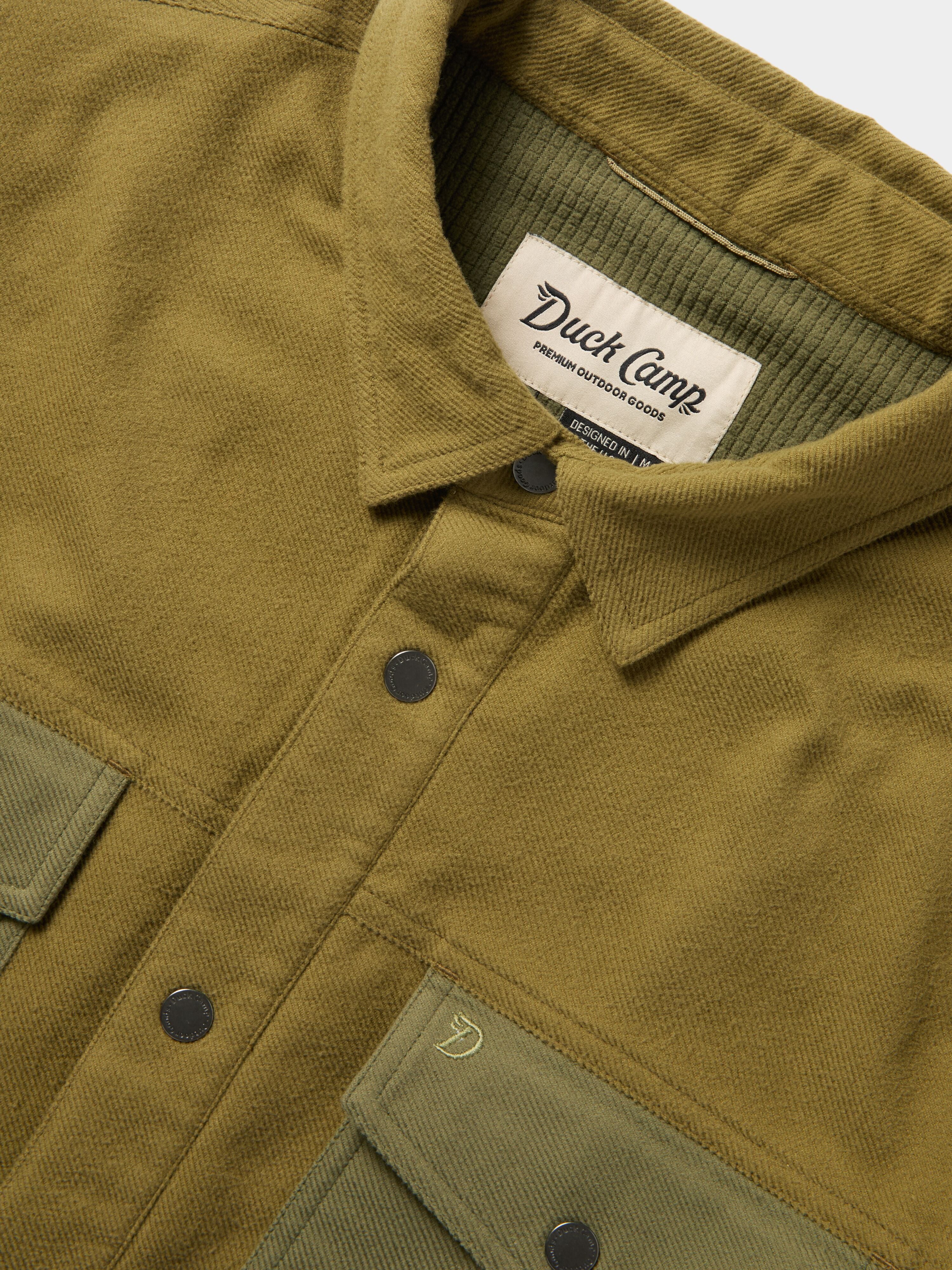M's Campfire Shacket - Cordgrass