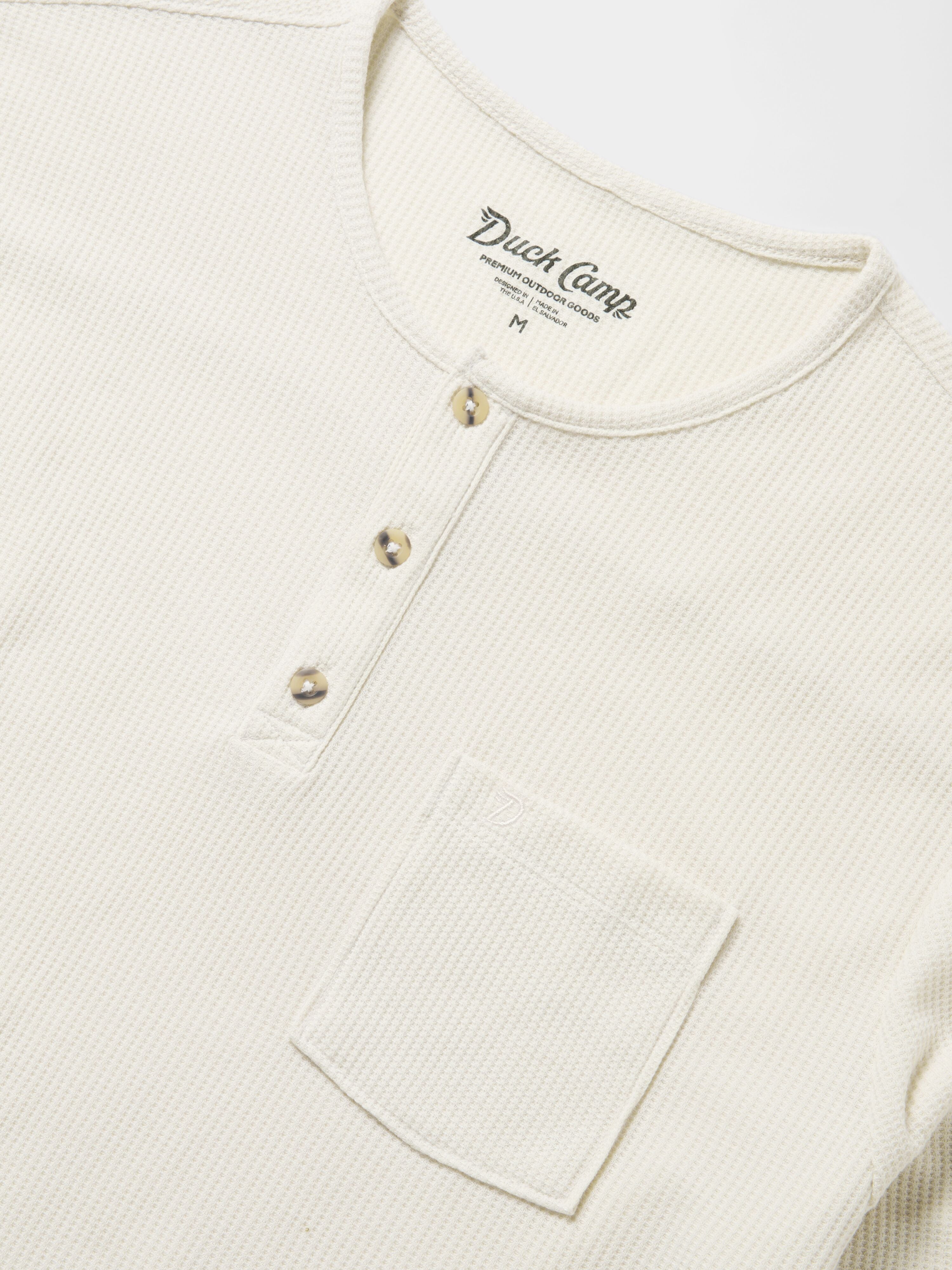 M's drirelease® Waffle Henley - Birch