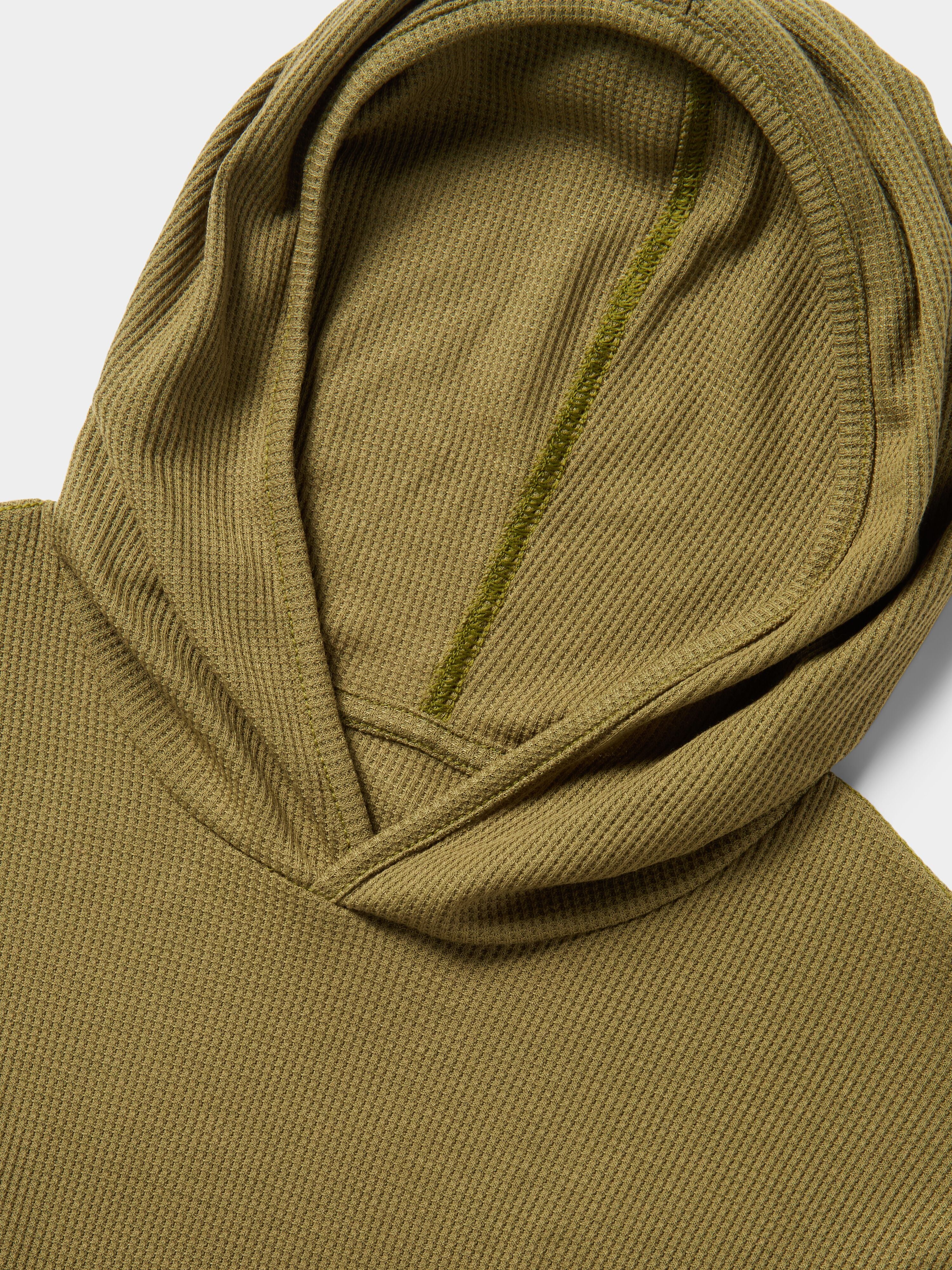 M's Waffle Hoodie - Cordgrass