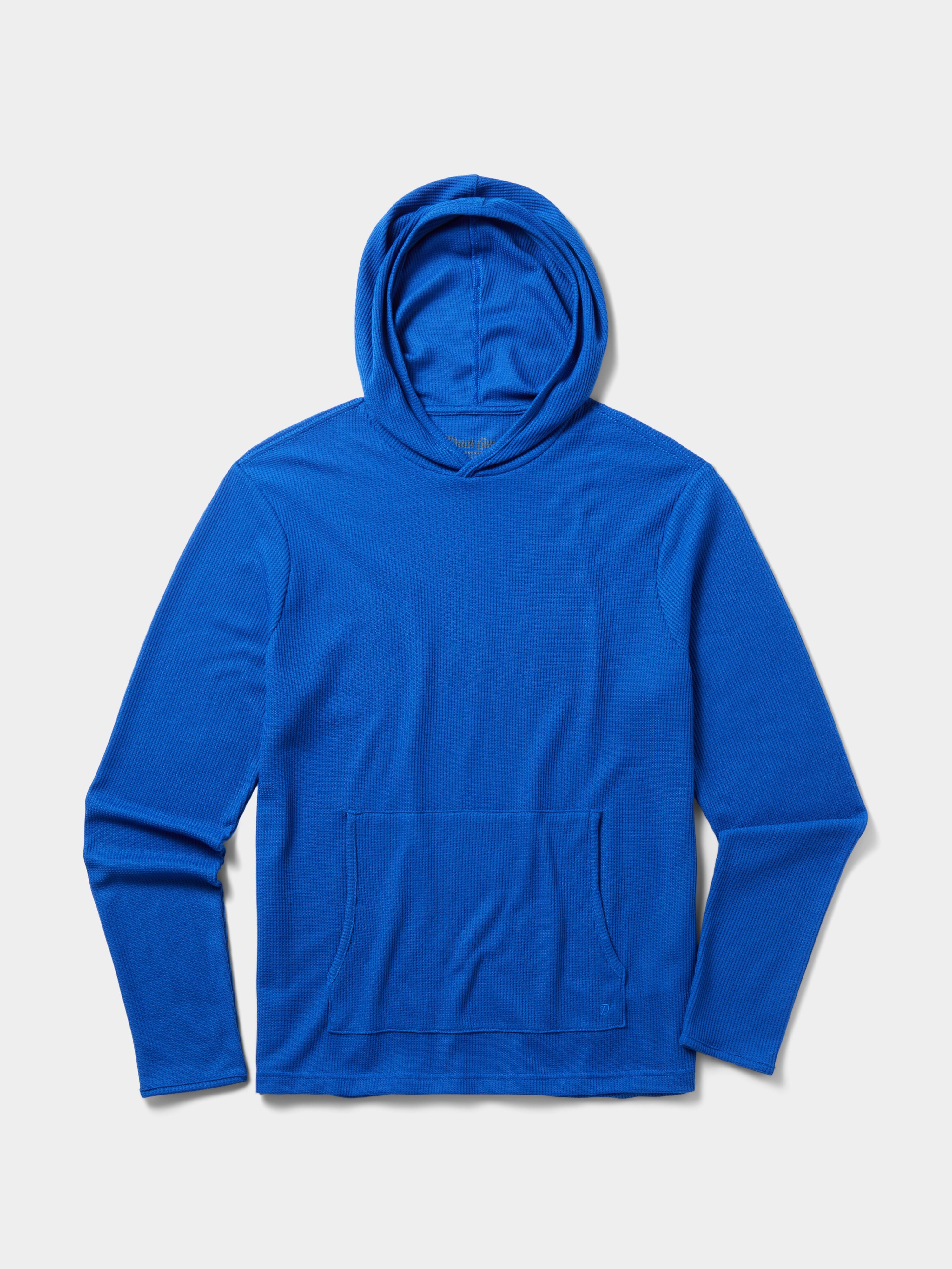 M's Waffle Hoodie - Tide Blue