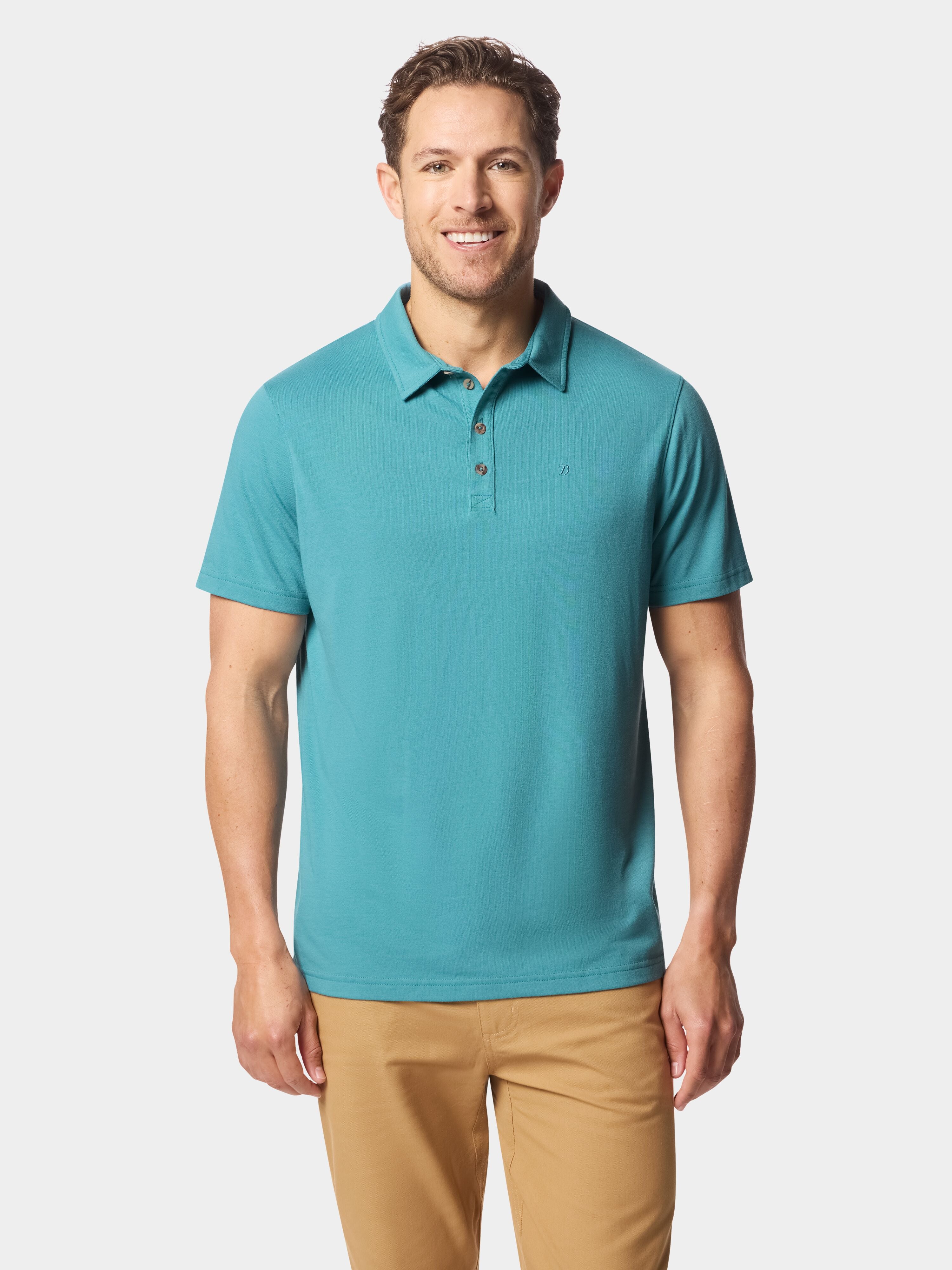 M's Essential drirelease® Polo - Storm Blue