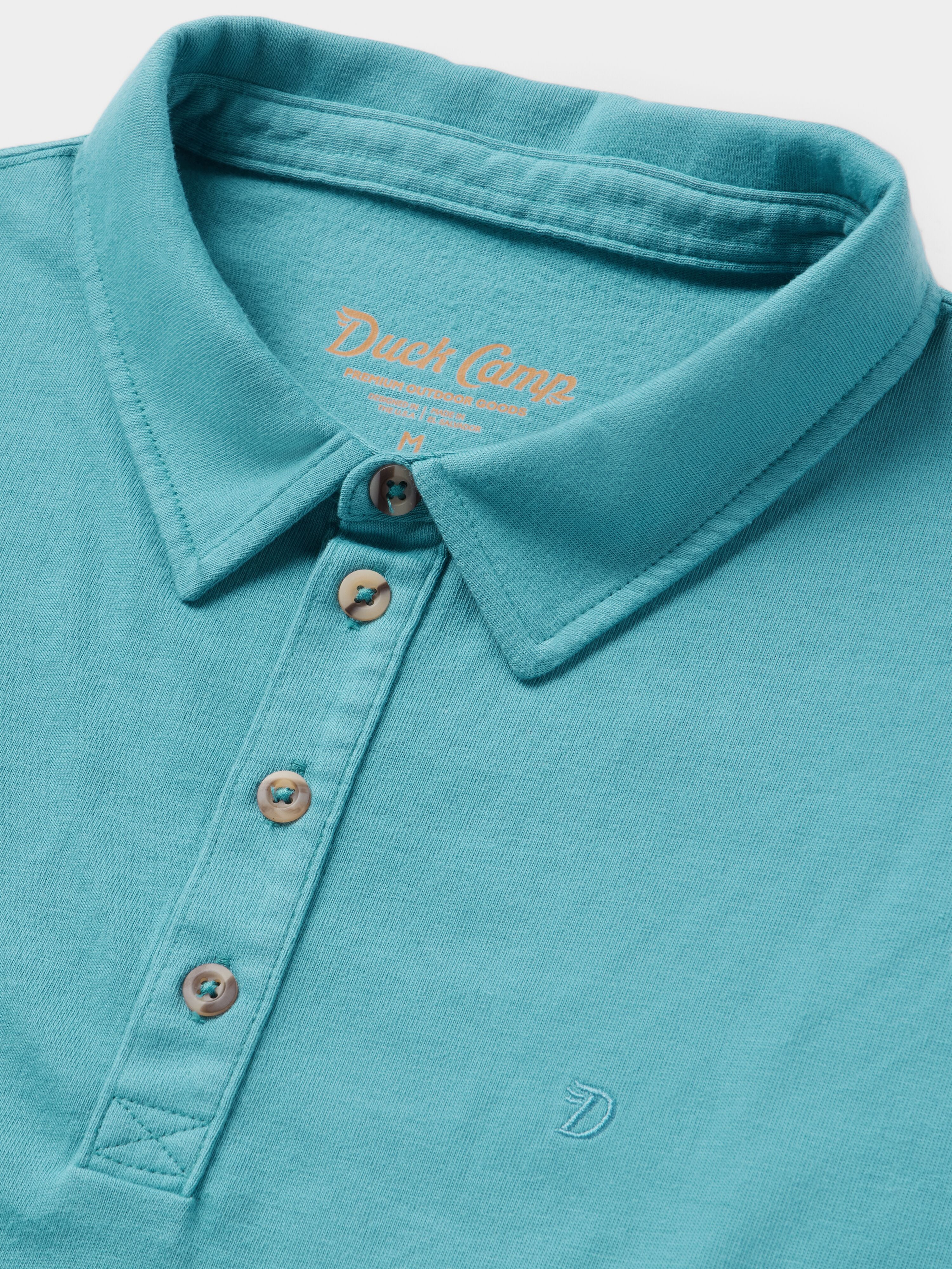 M's Essential drirelease® Polo - Storm Blue