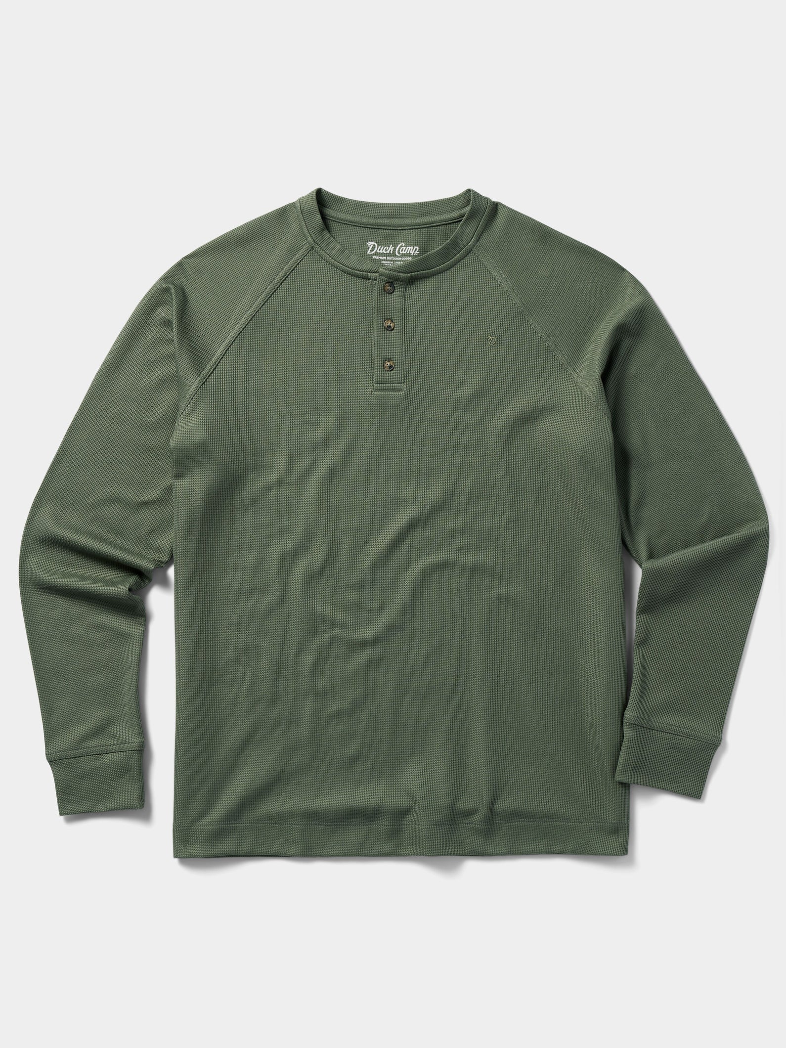 M's Hill Country TurboDry Henley - Thyme