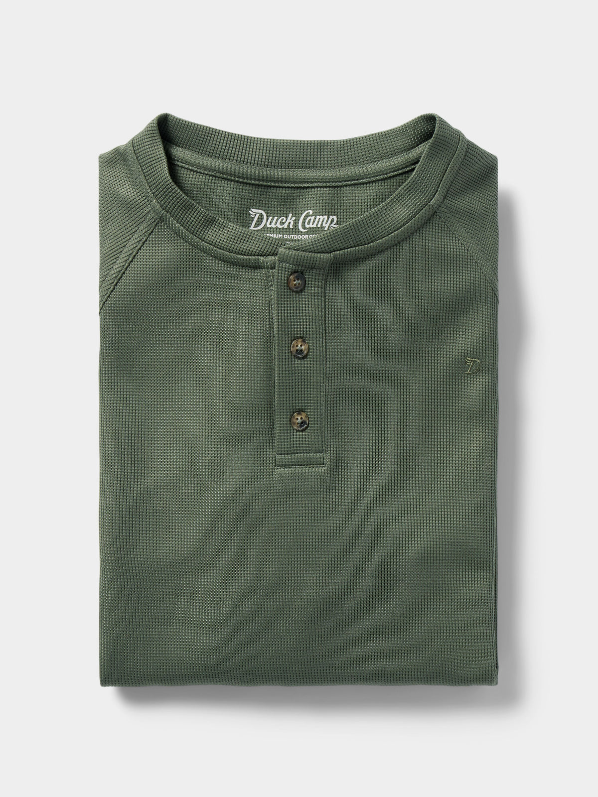M's Hill Country TurboDry Henley - Thyme