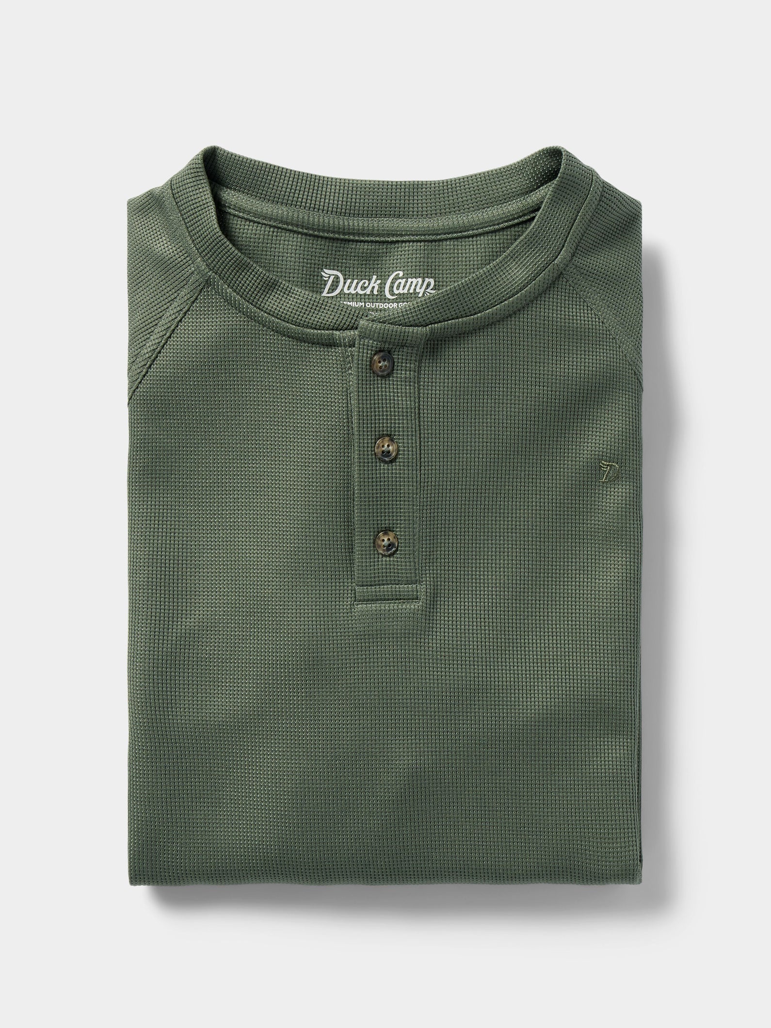M's Hill Country TurboDry Henley - Thyme