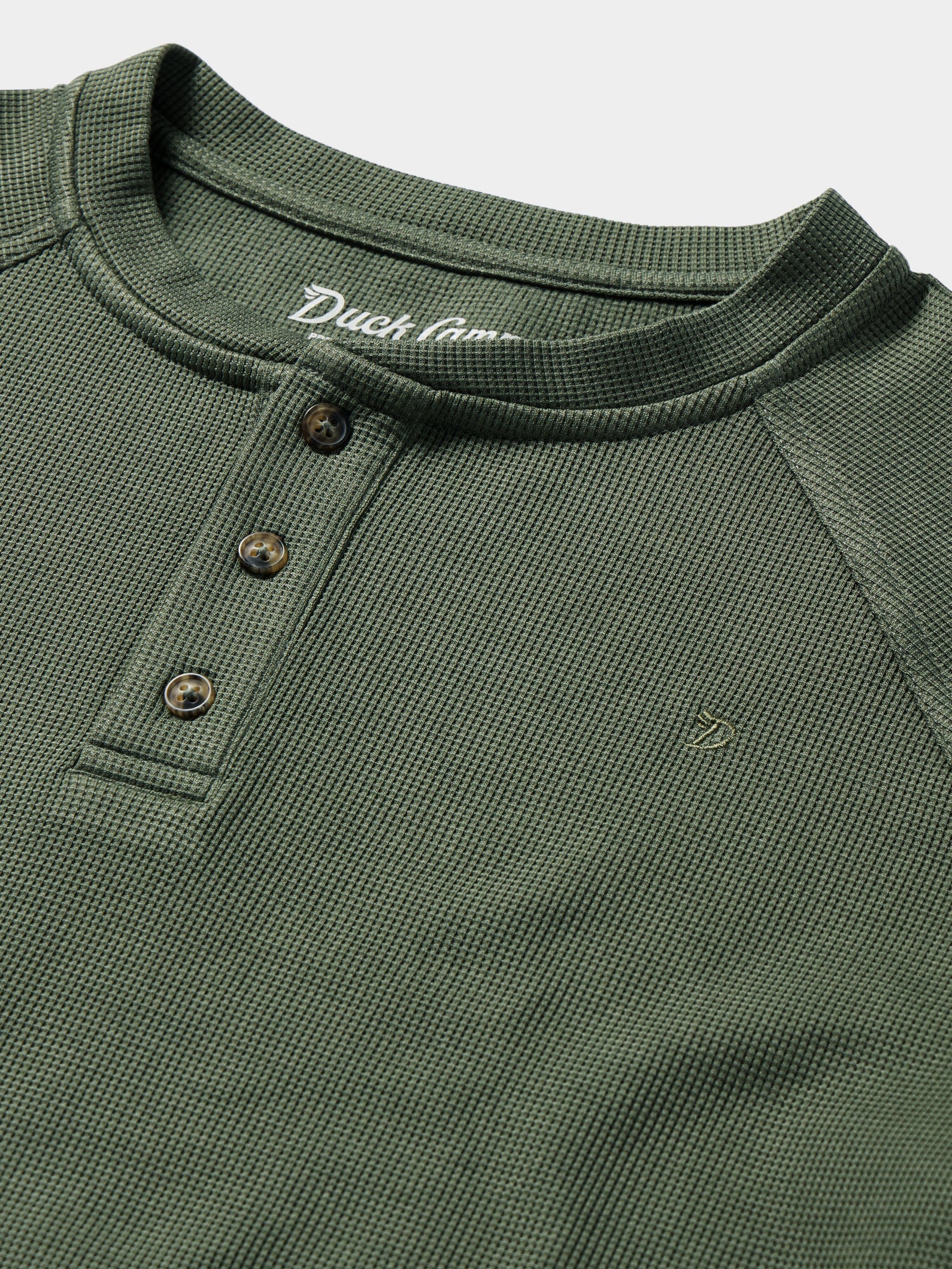 M's Hill Country TurboDry Henley - Thyme