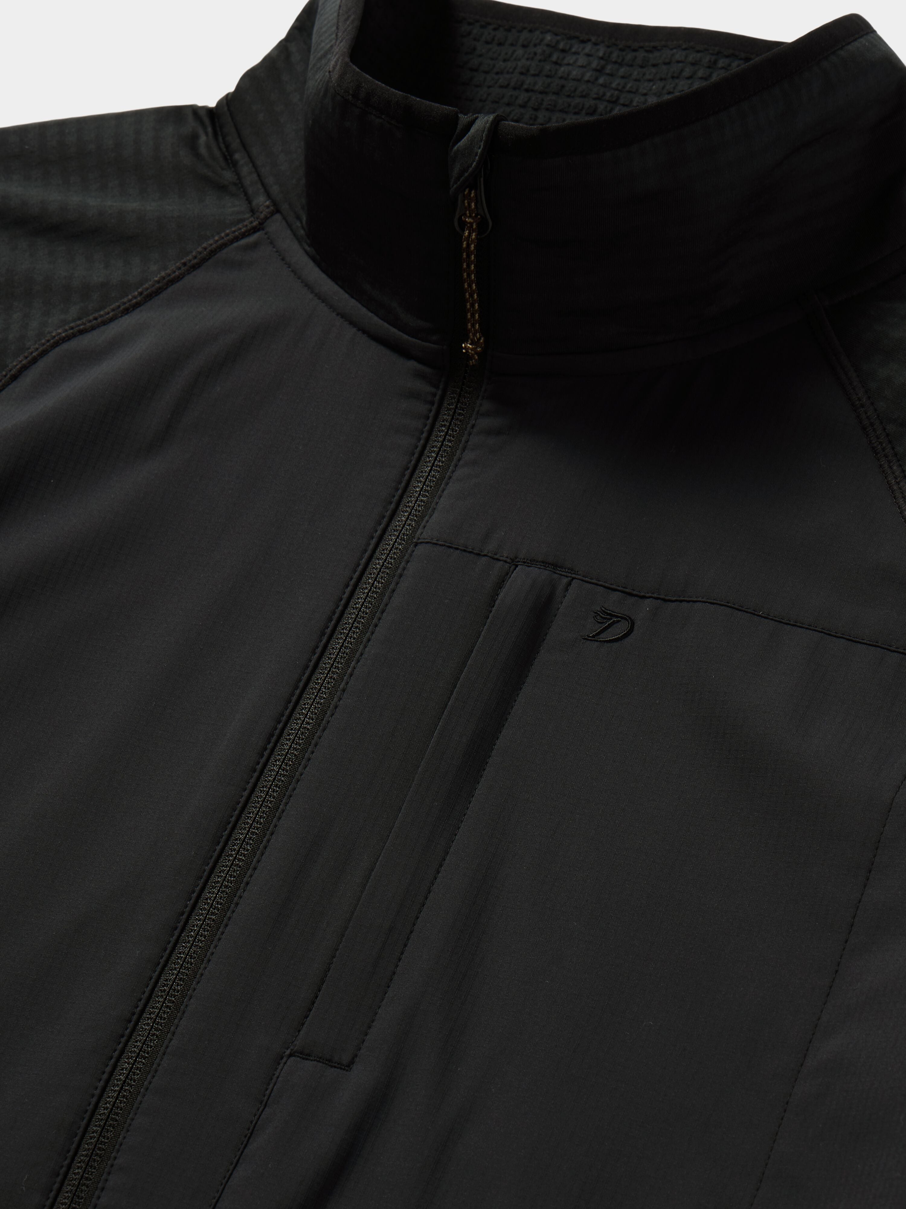 M's Lightweight Grid Tech Fleece Half Zip - Black