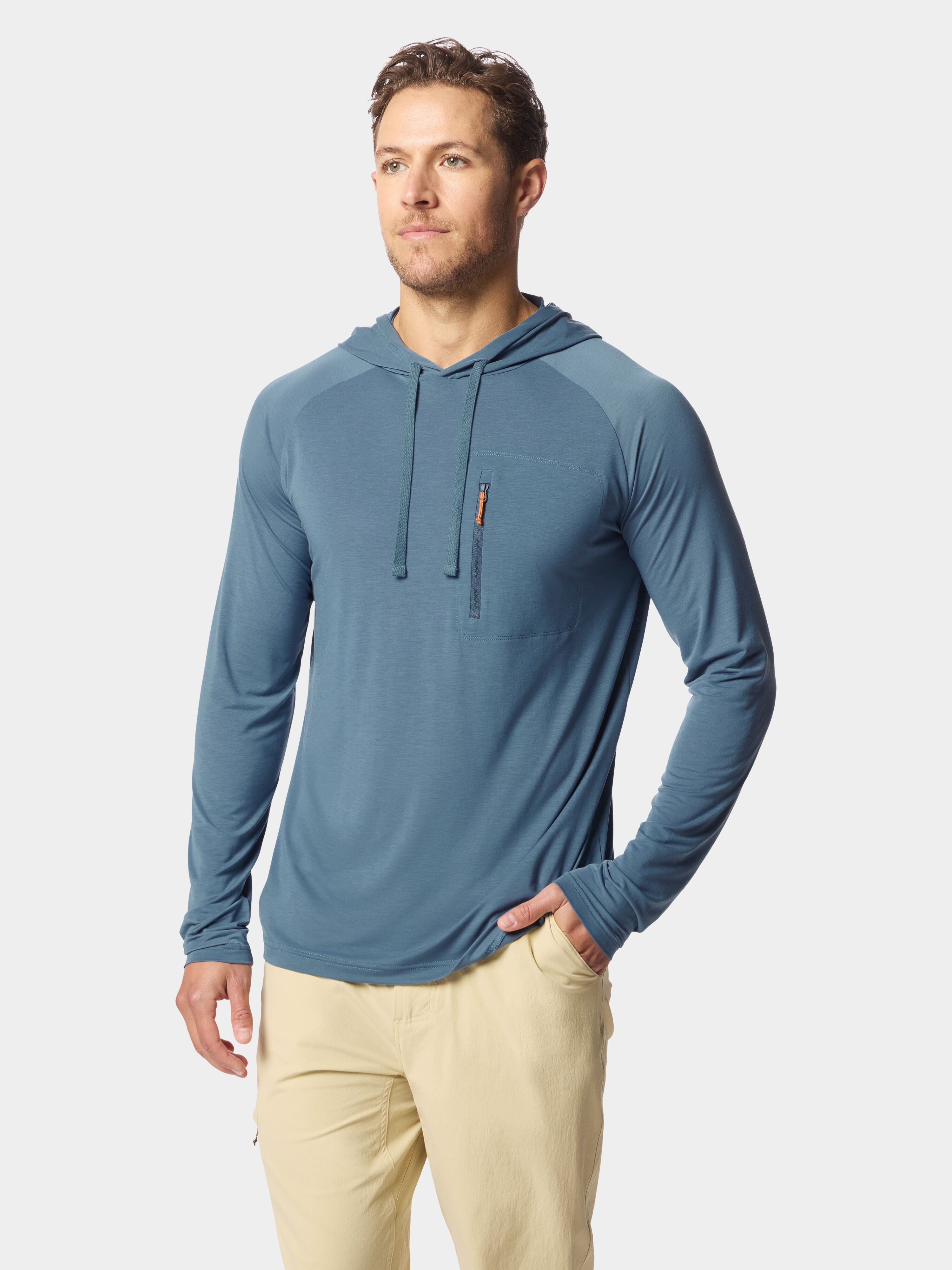 Men's Lightweight Performance drirelease® Hoodie - Bering Sea