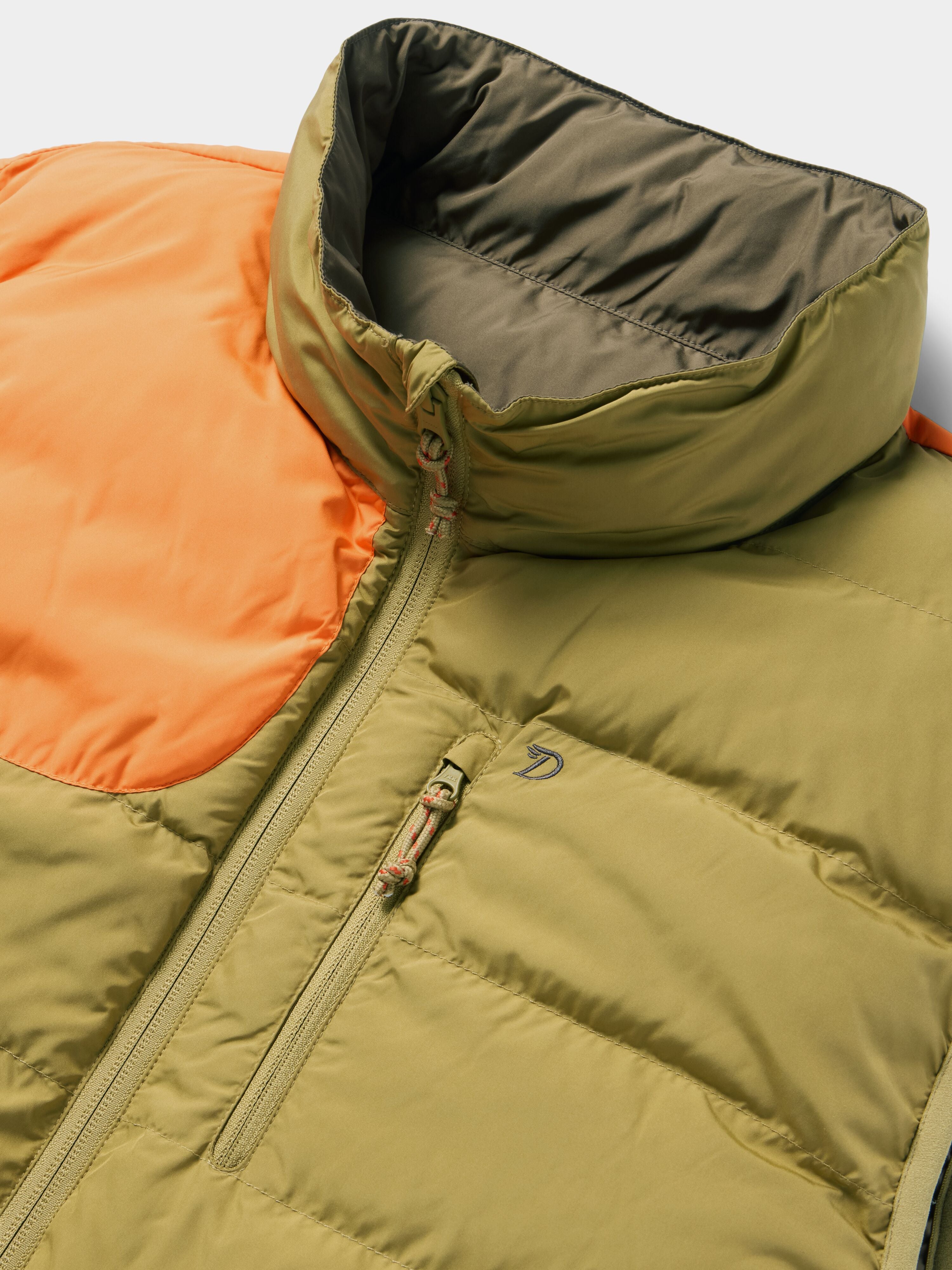 M's Reversible Puffer Vest - Wheat / Blaze