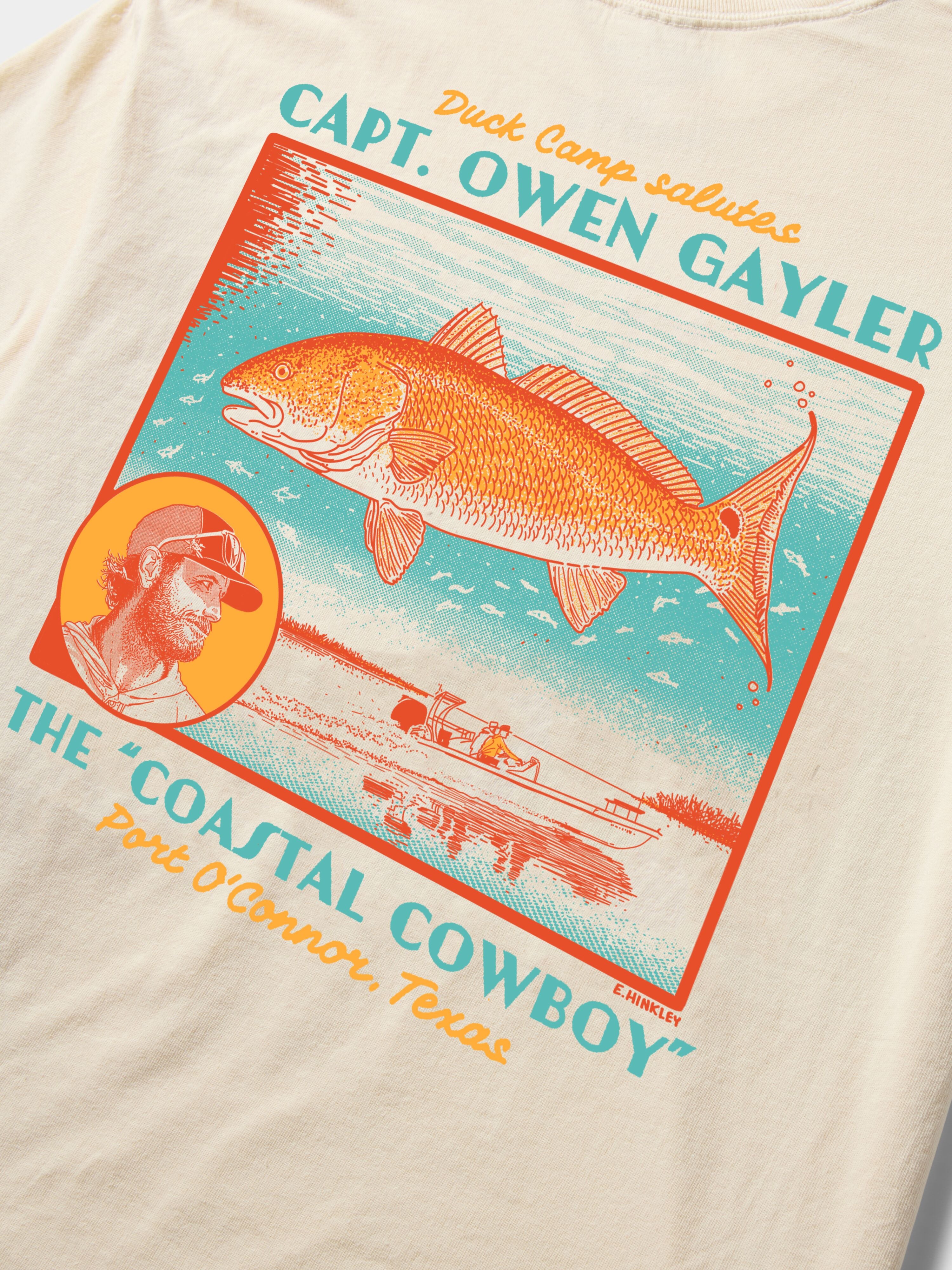 Owen Gayler "Coastal Cowboy" Tee - Ivory