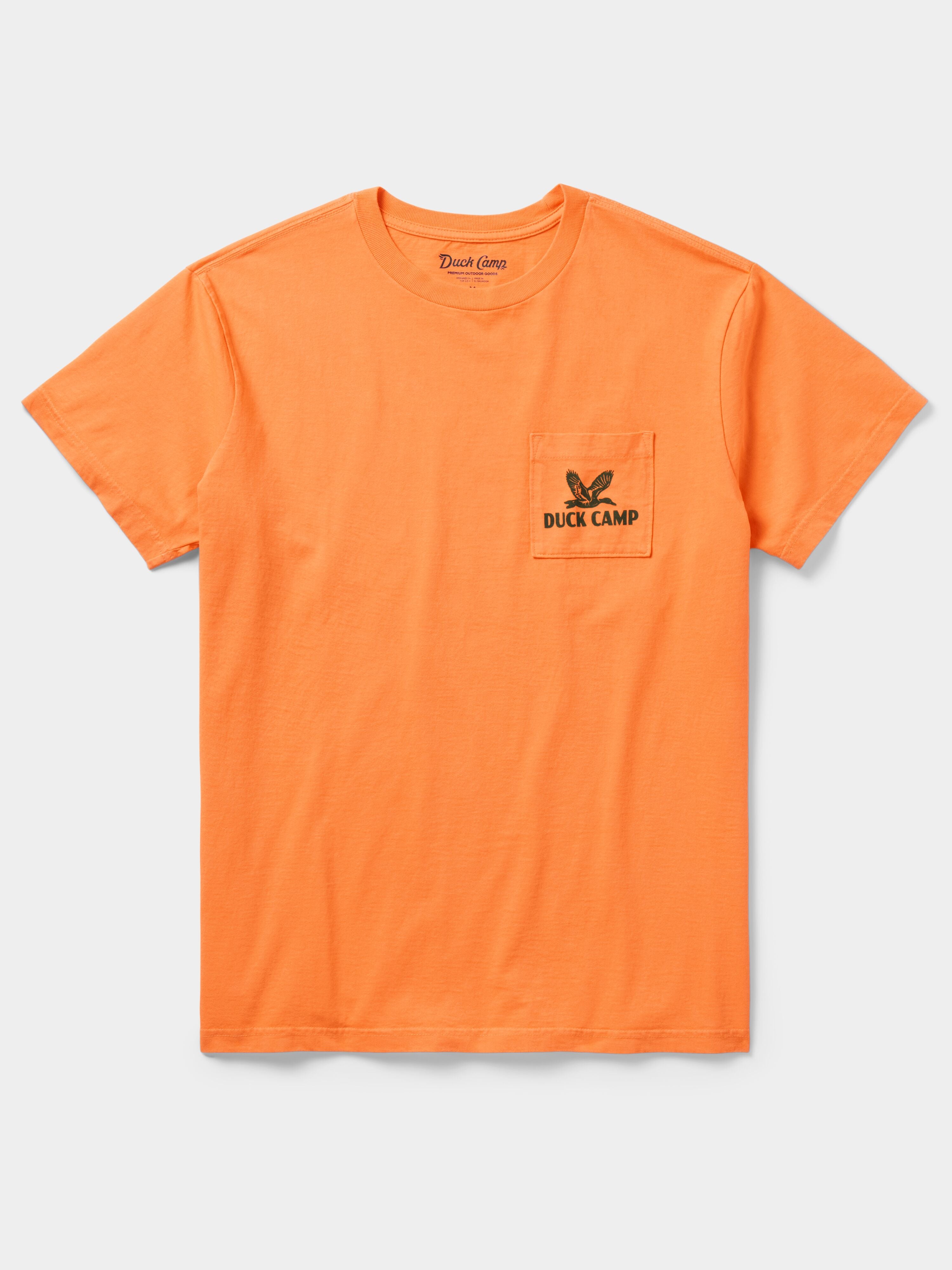 Flying Mallard Pocket Tee - Blaze