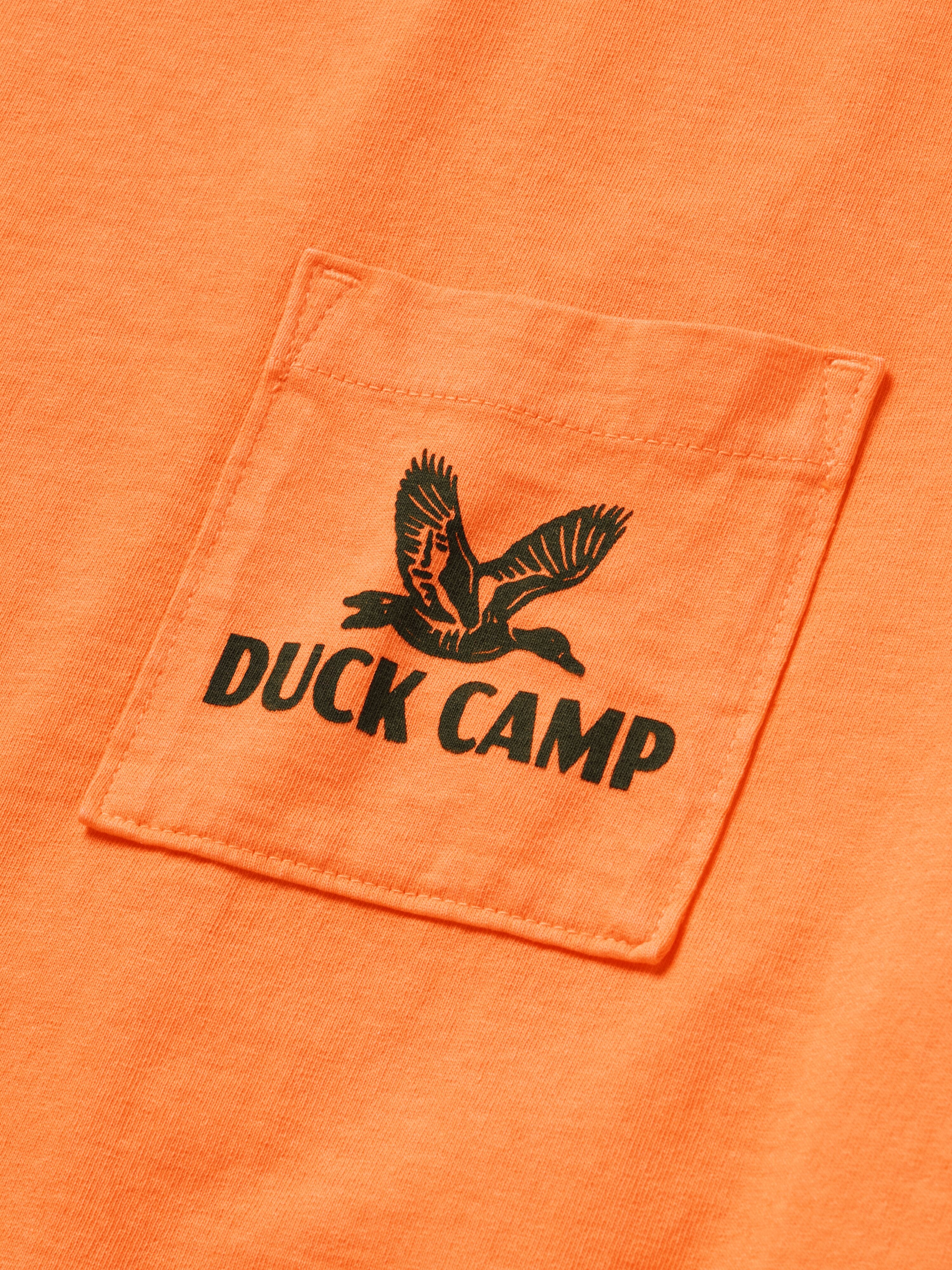 Flying Mallard Pocket Tee - Blaze