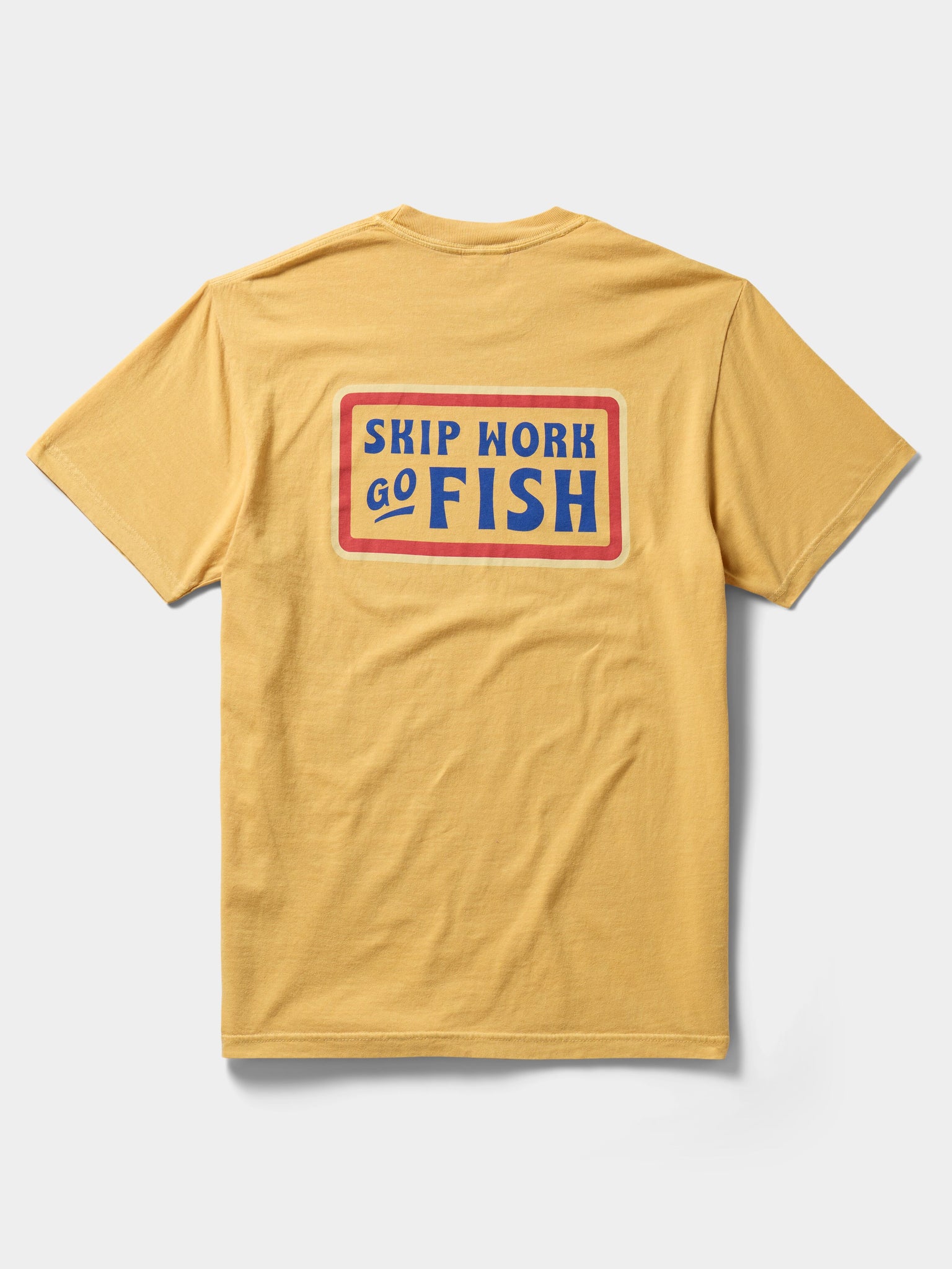 Skip Work Tee - Mustard