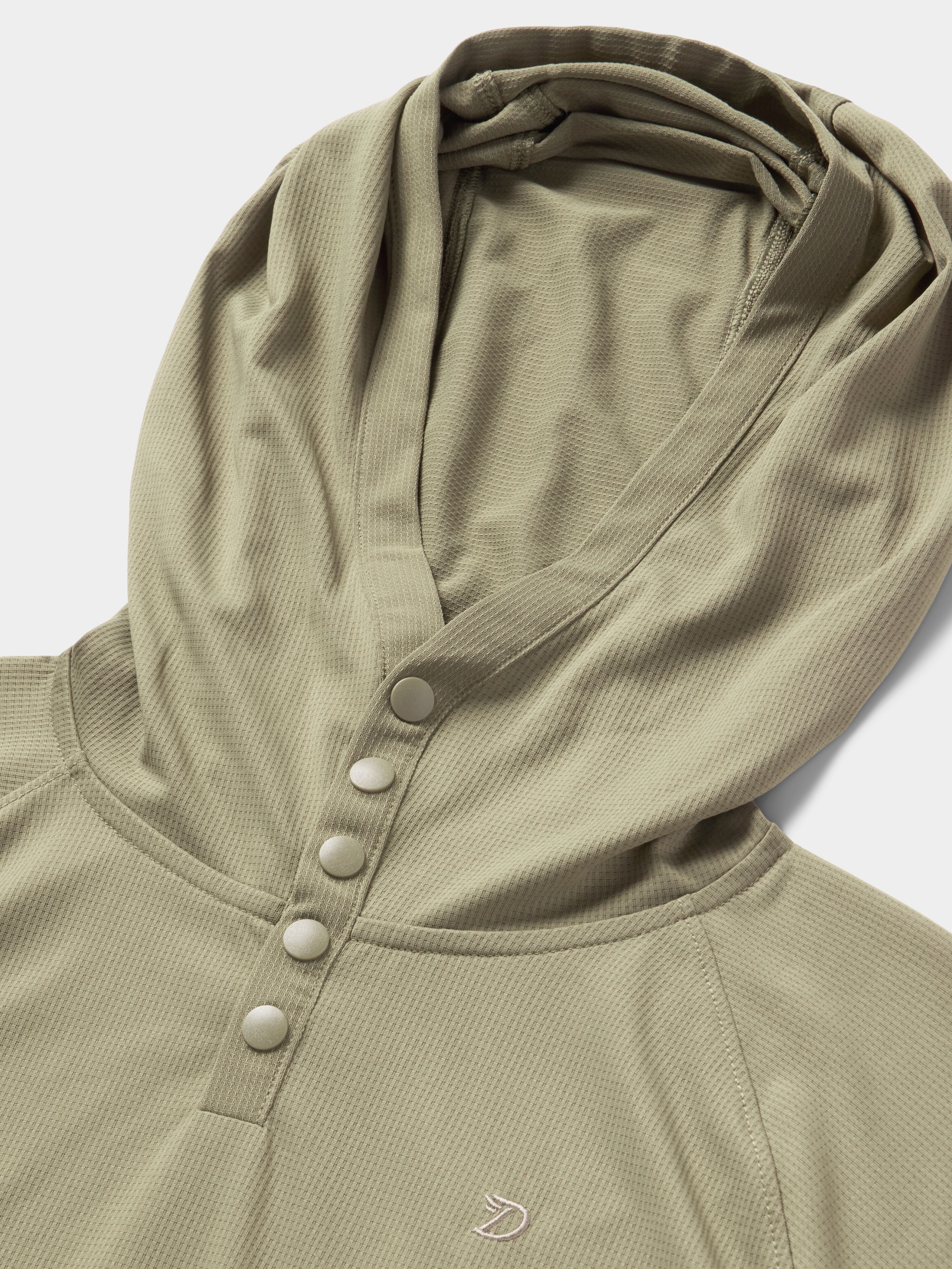 Women's DC Bug Screen First Layer Hoodie- Sagebrush