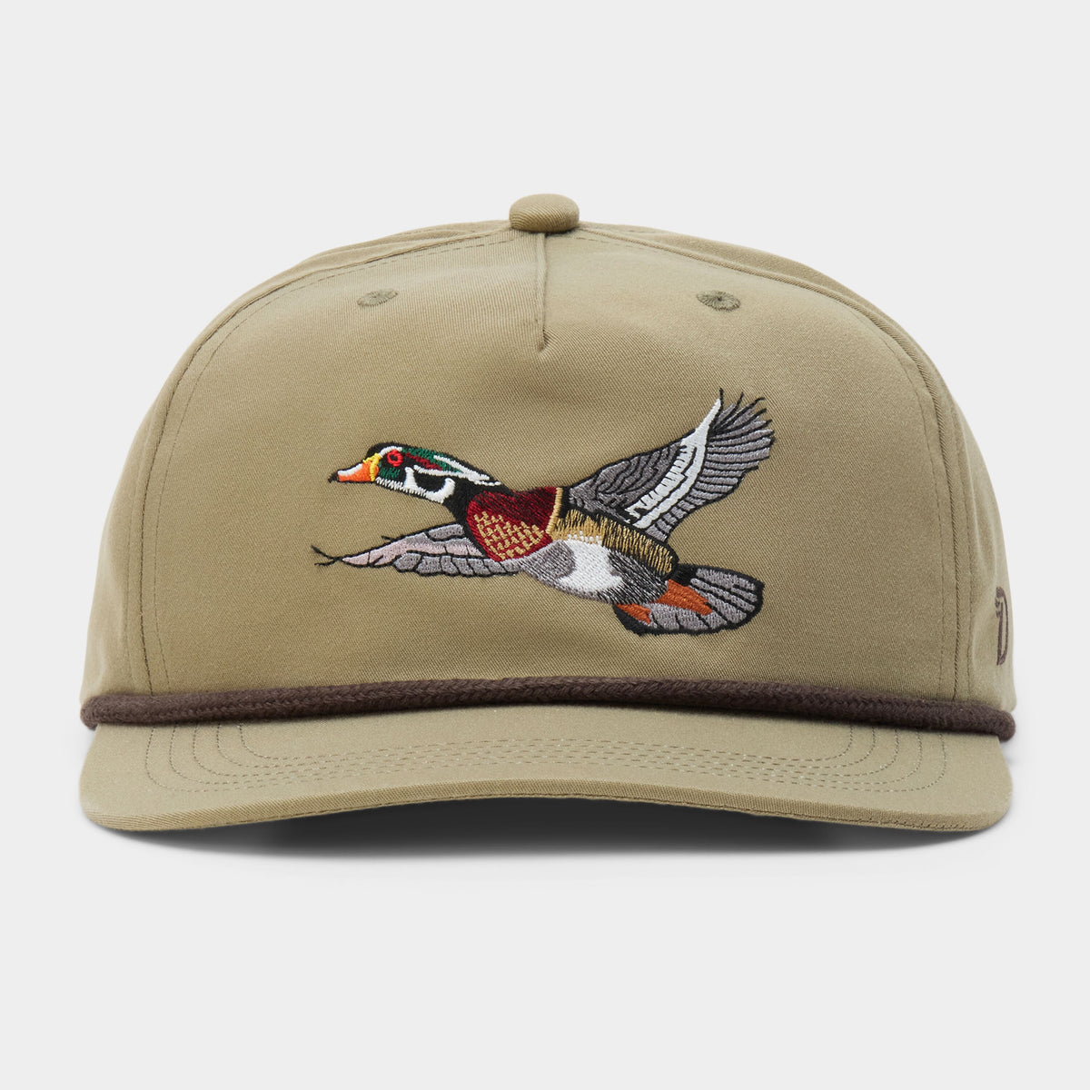 wood duck hunting duck logo hat