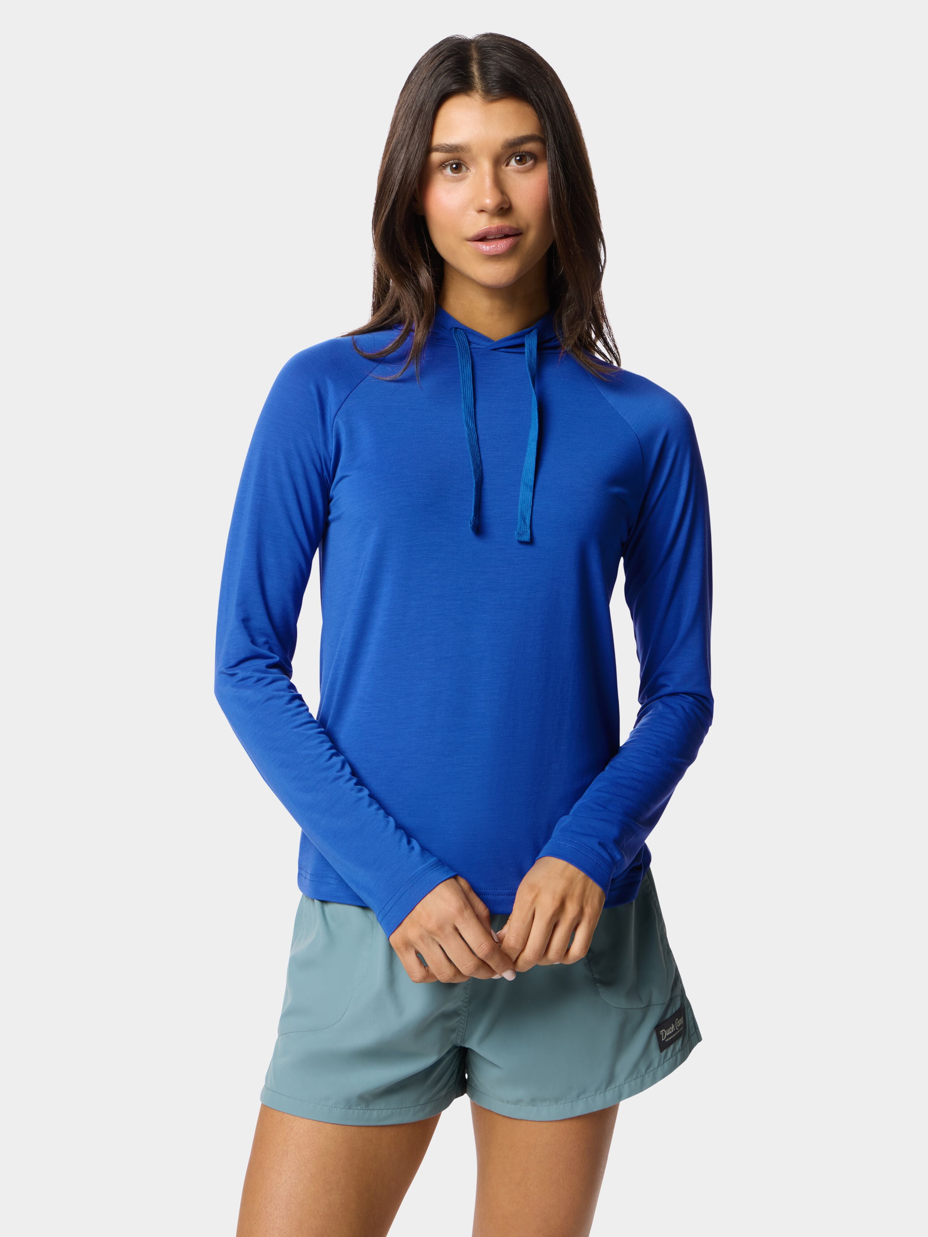 W's Lightweight Performance Hoodie - Tide Blue