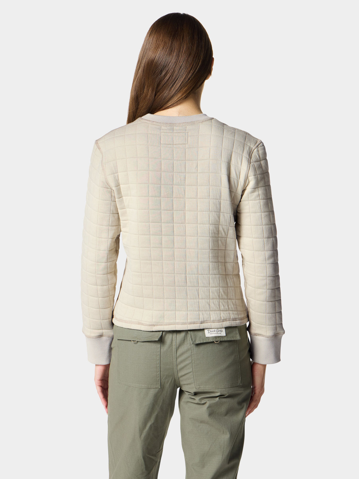 W's Cheyenne Quilted Crew - Sanddollar