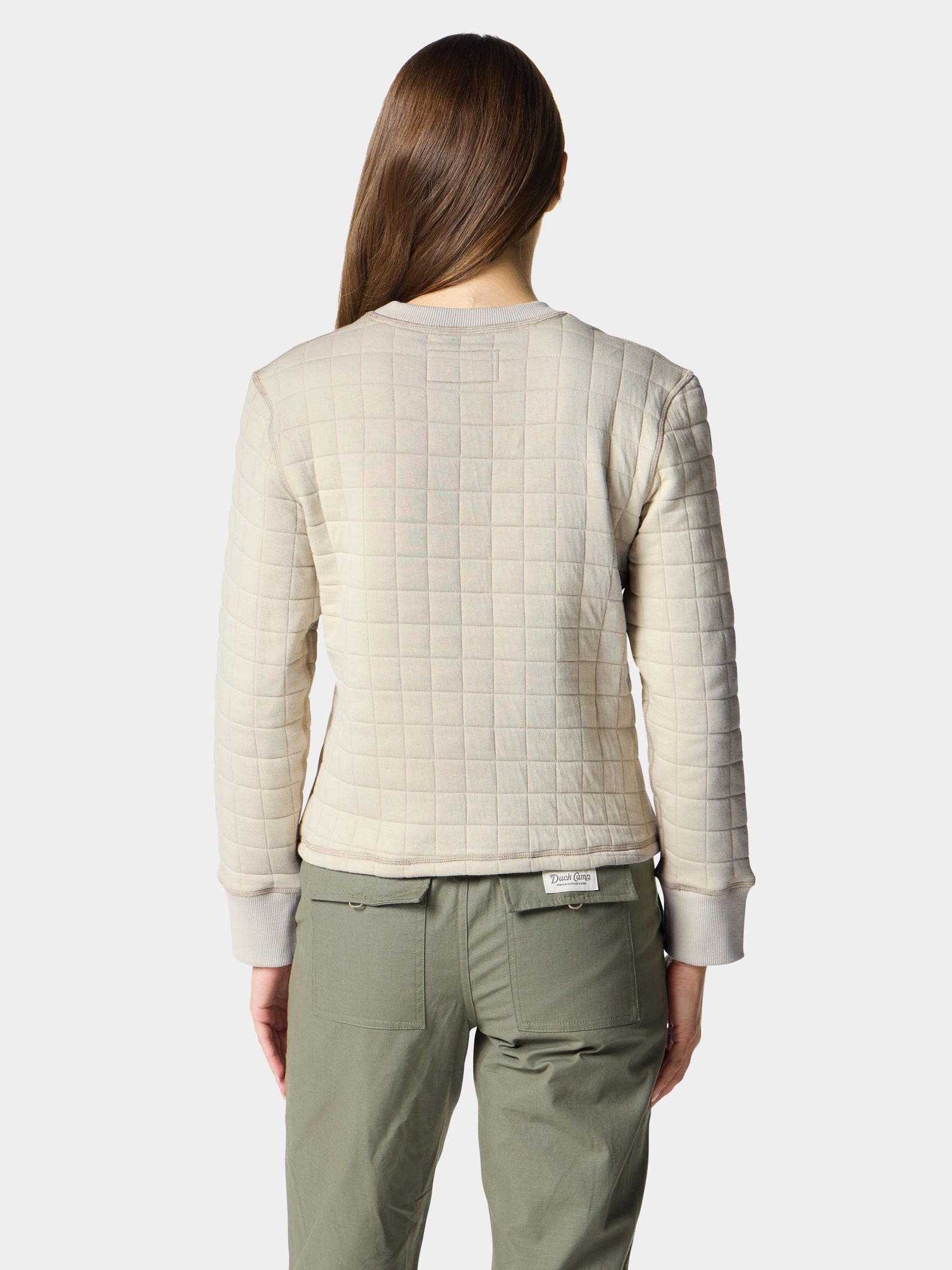 W's Cheyenne Quilted Crew - Sanddollar