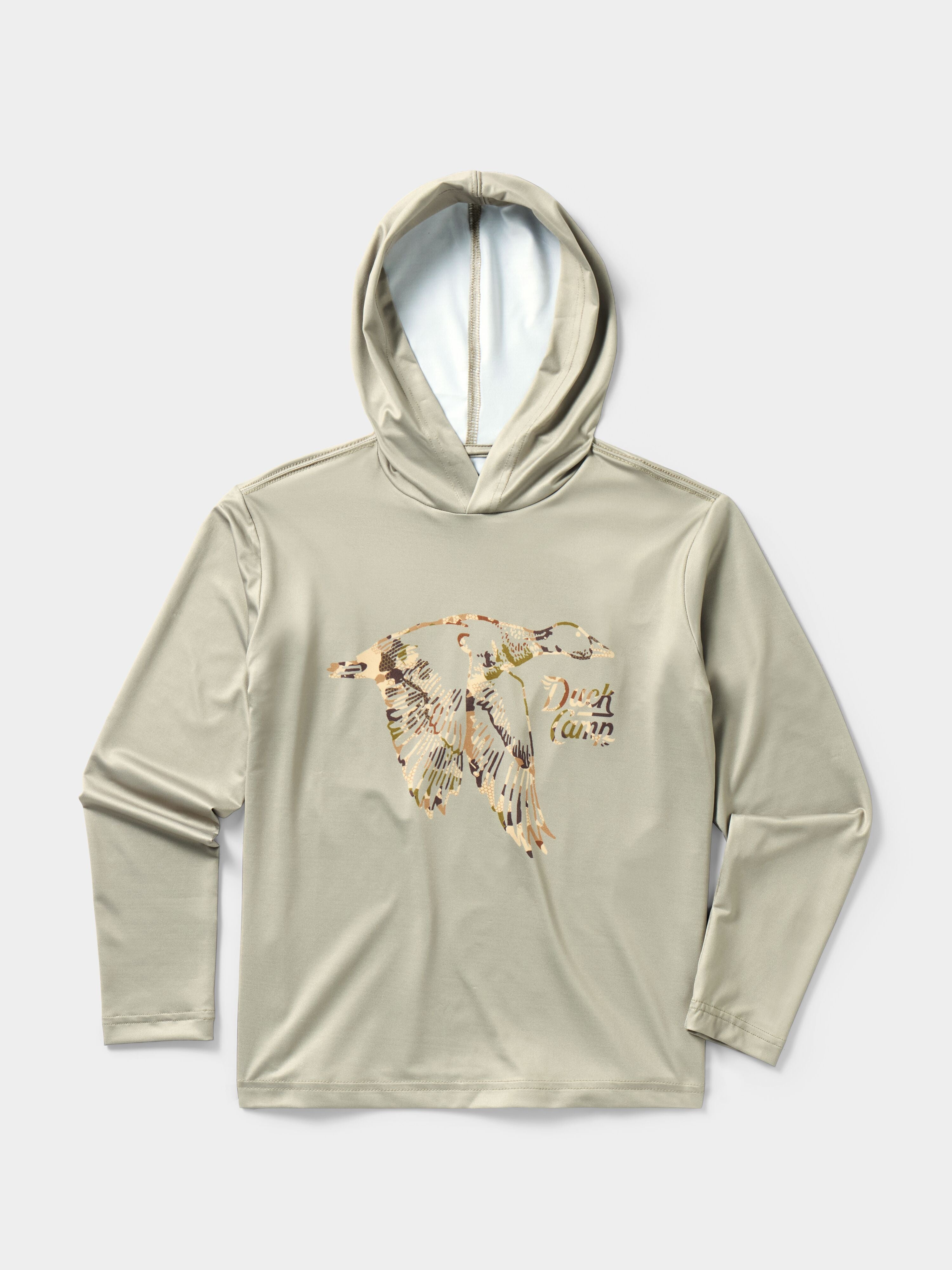Youth Sun Hoodie - Camo Duck / Sagebrush
