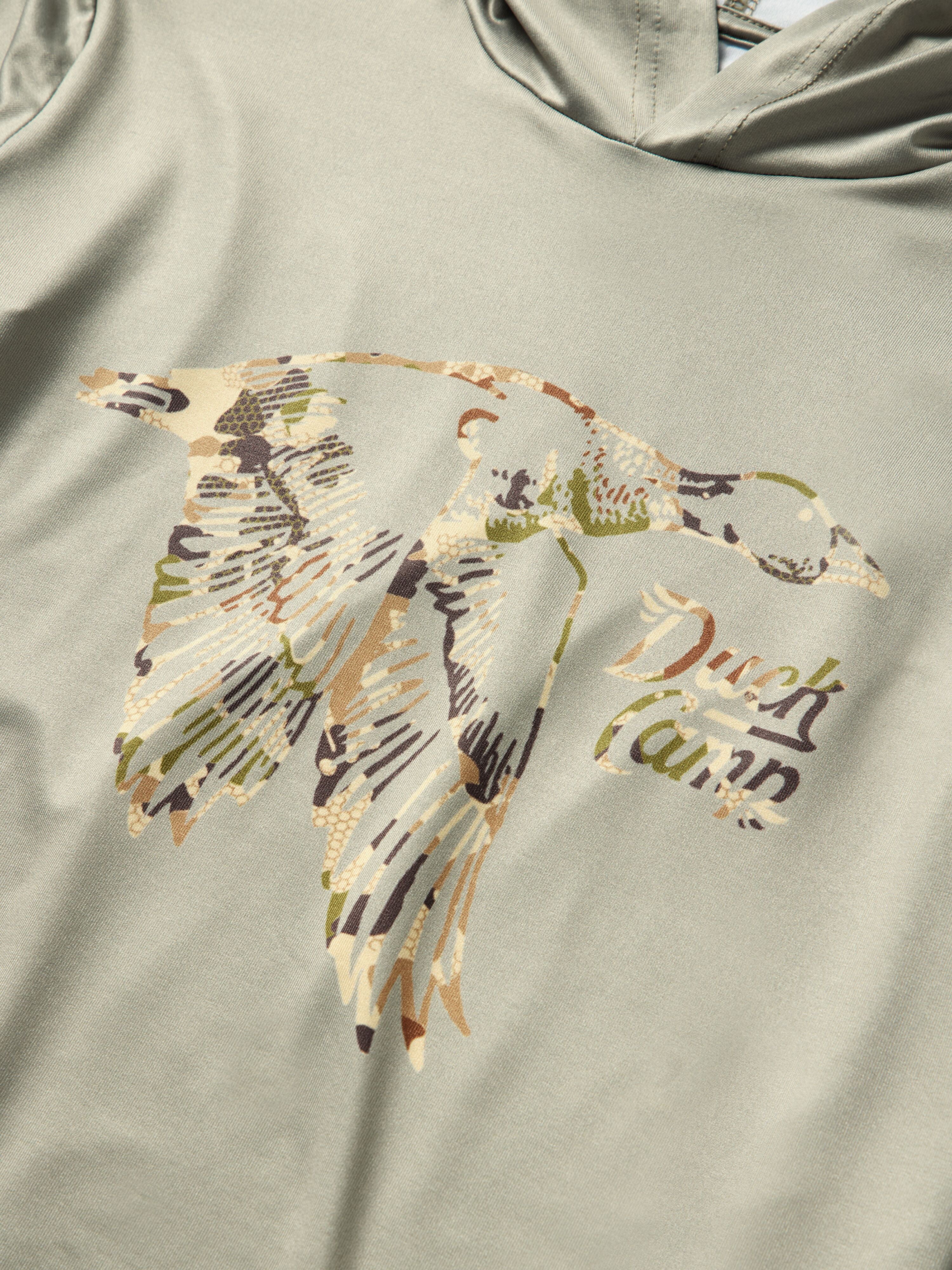 Youth Sun Hoodie - Camo Duck / Sagebrush