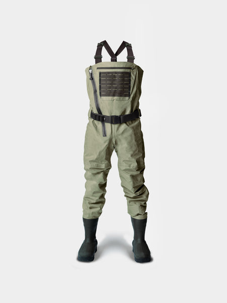 Duck Camp Zip Waders - Moss/Raven