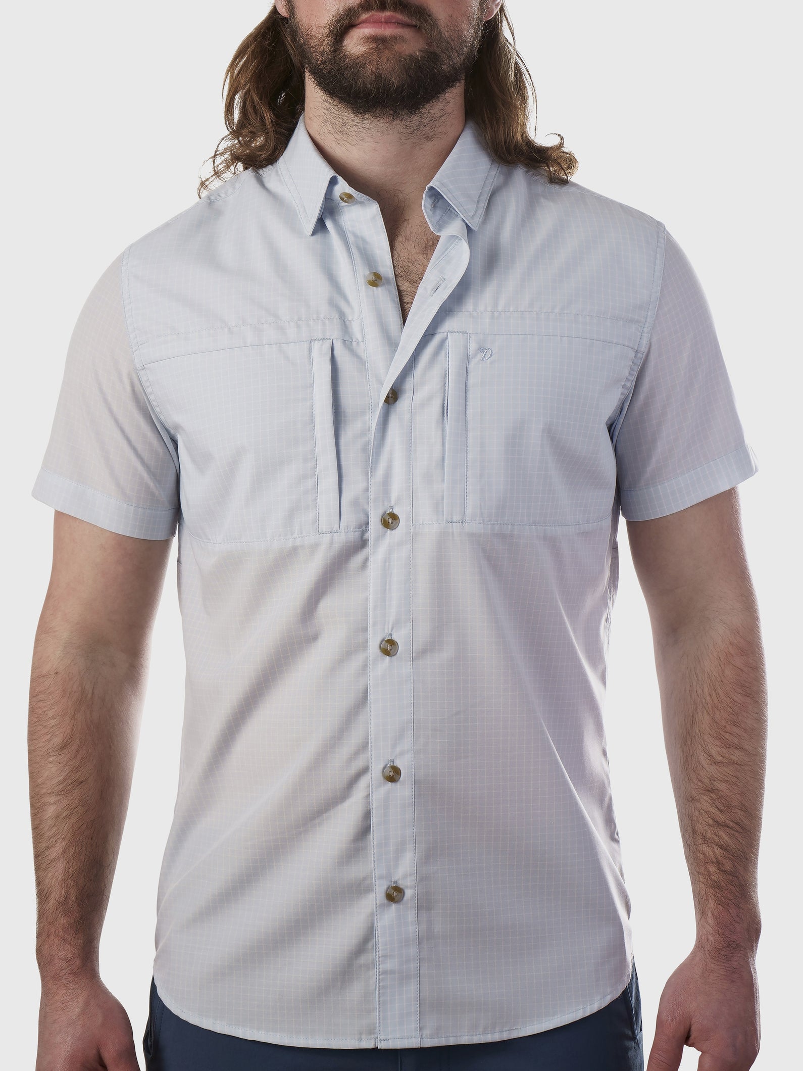 Helm Shirt Short Sleeve - Clear Skies Grid