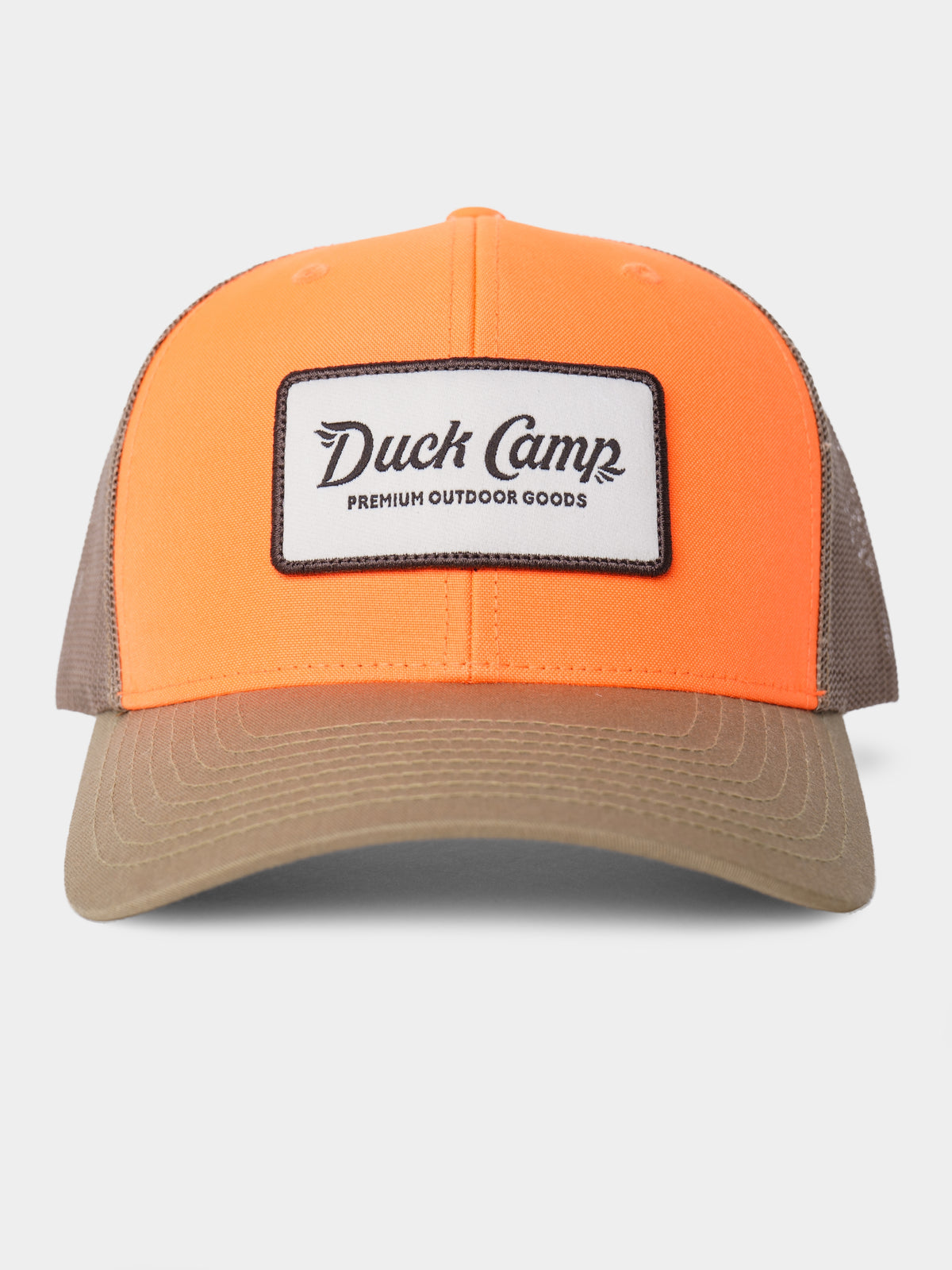 Duck Camp Trucker Hat - Wheat + Blaze
