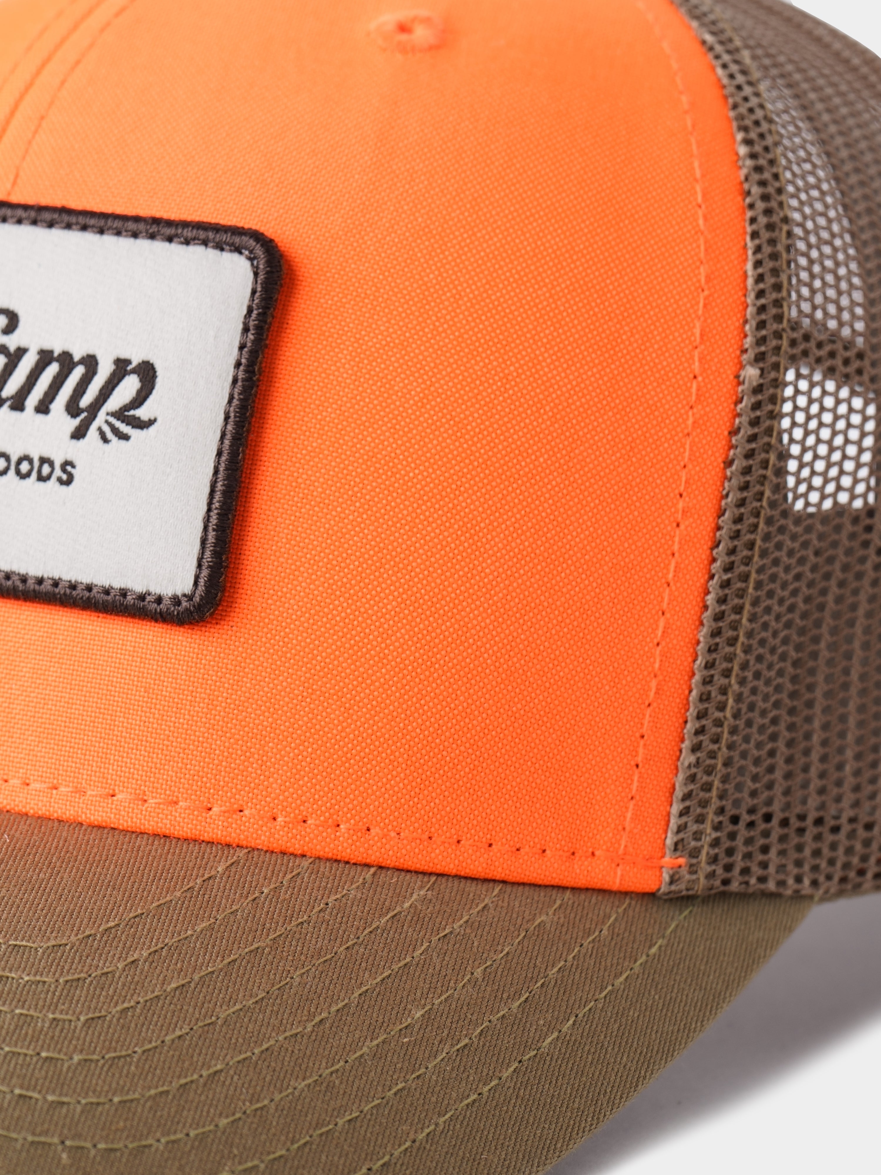Duck Camp Trucker Hat - Wheat/Blaze