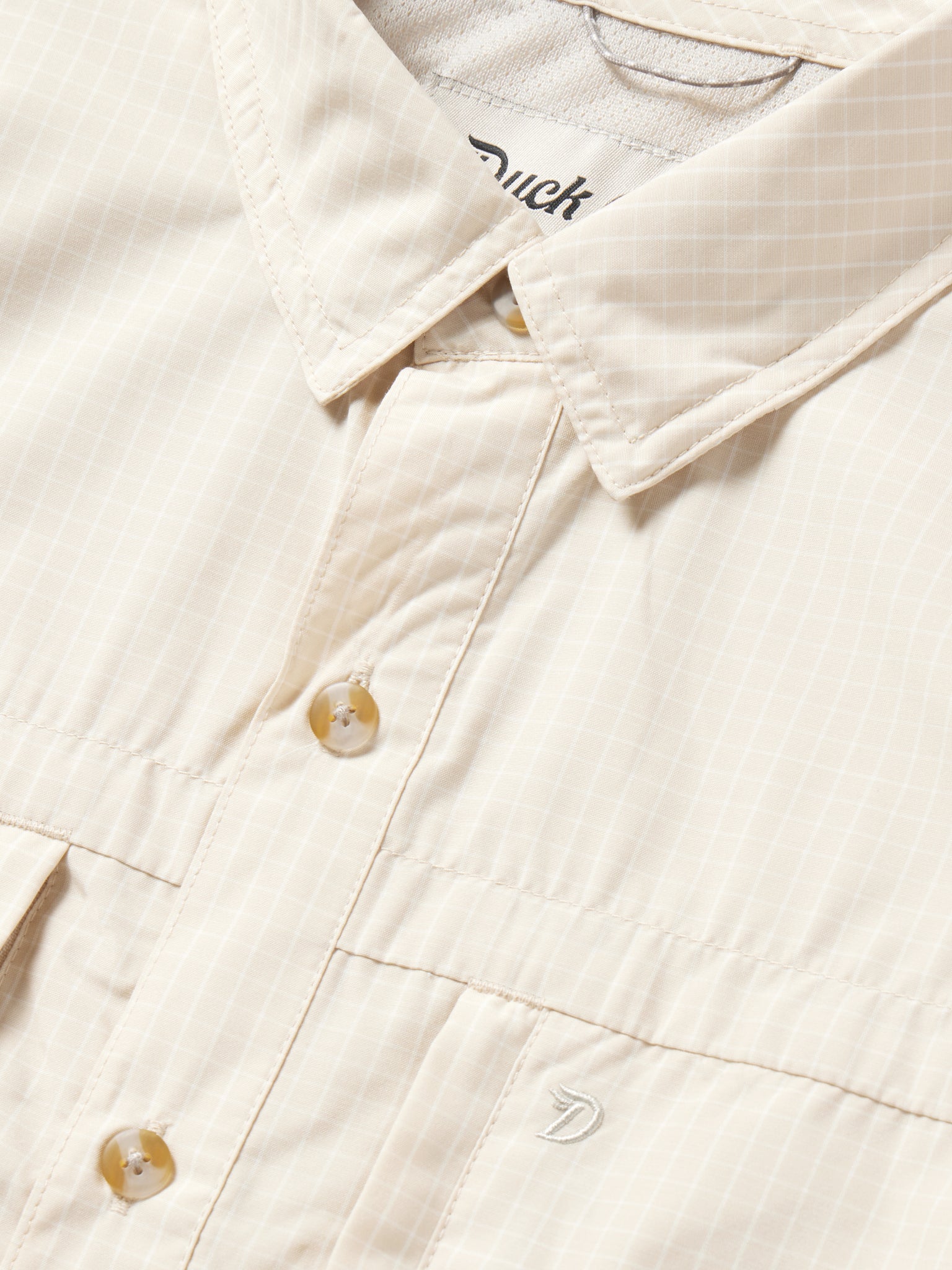 Helm Shirt Short Sleeve - Sanddollar Grid