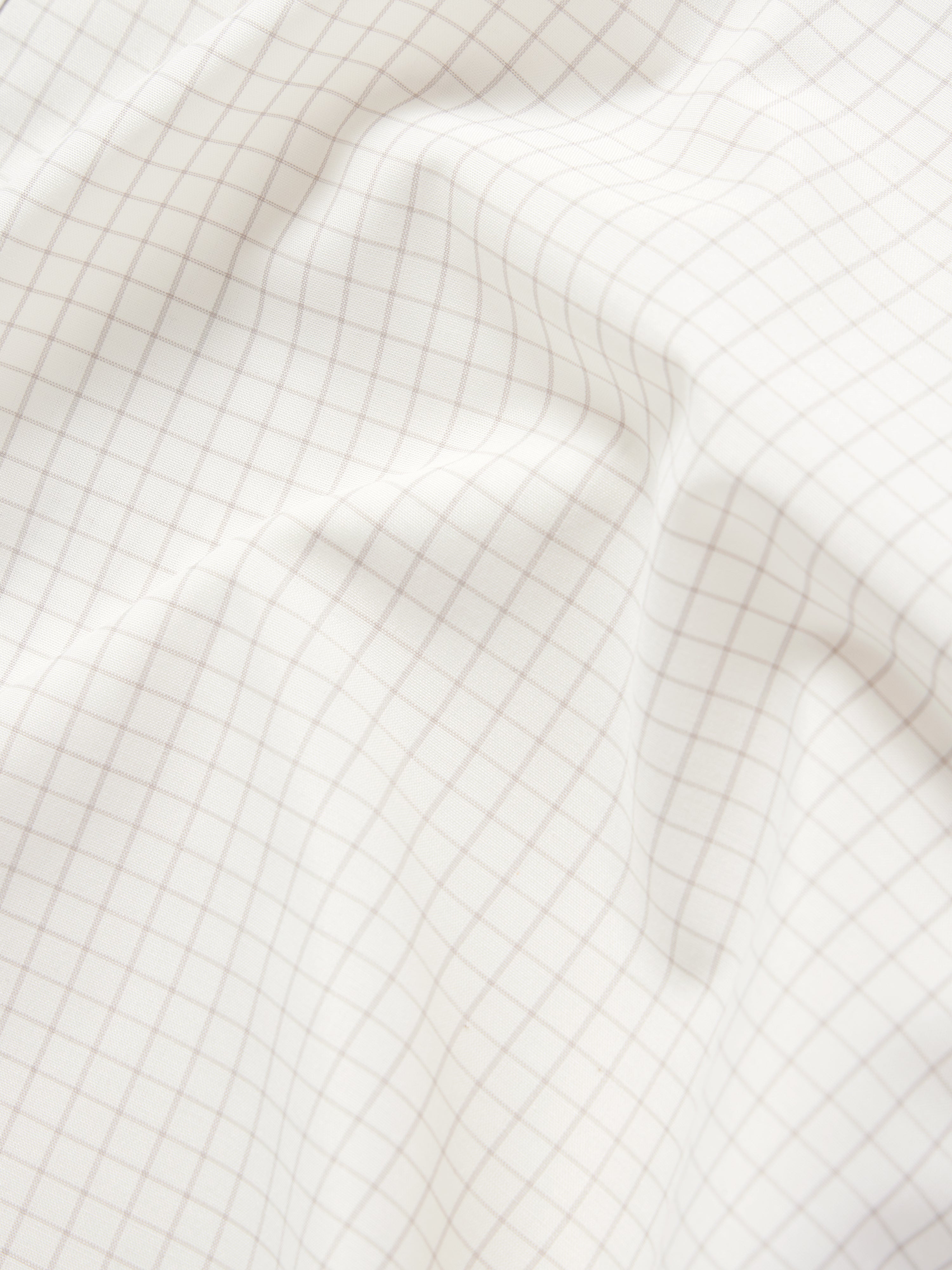 MHL.│mens│shirt M's Helm Shirt Short Sleeve - White Oyster Grid – Duck Camp