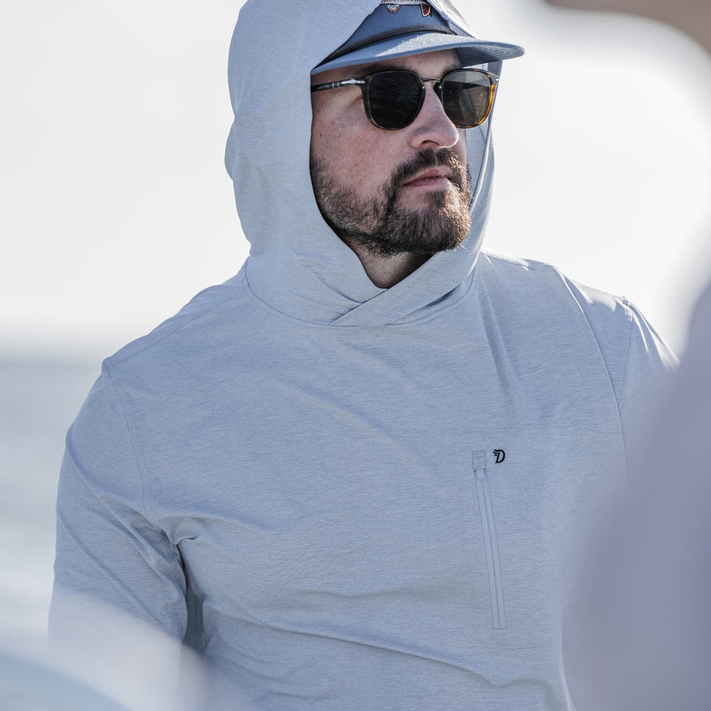 Men's Rockport Hoodie - Heathered Oyster