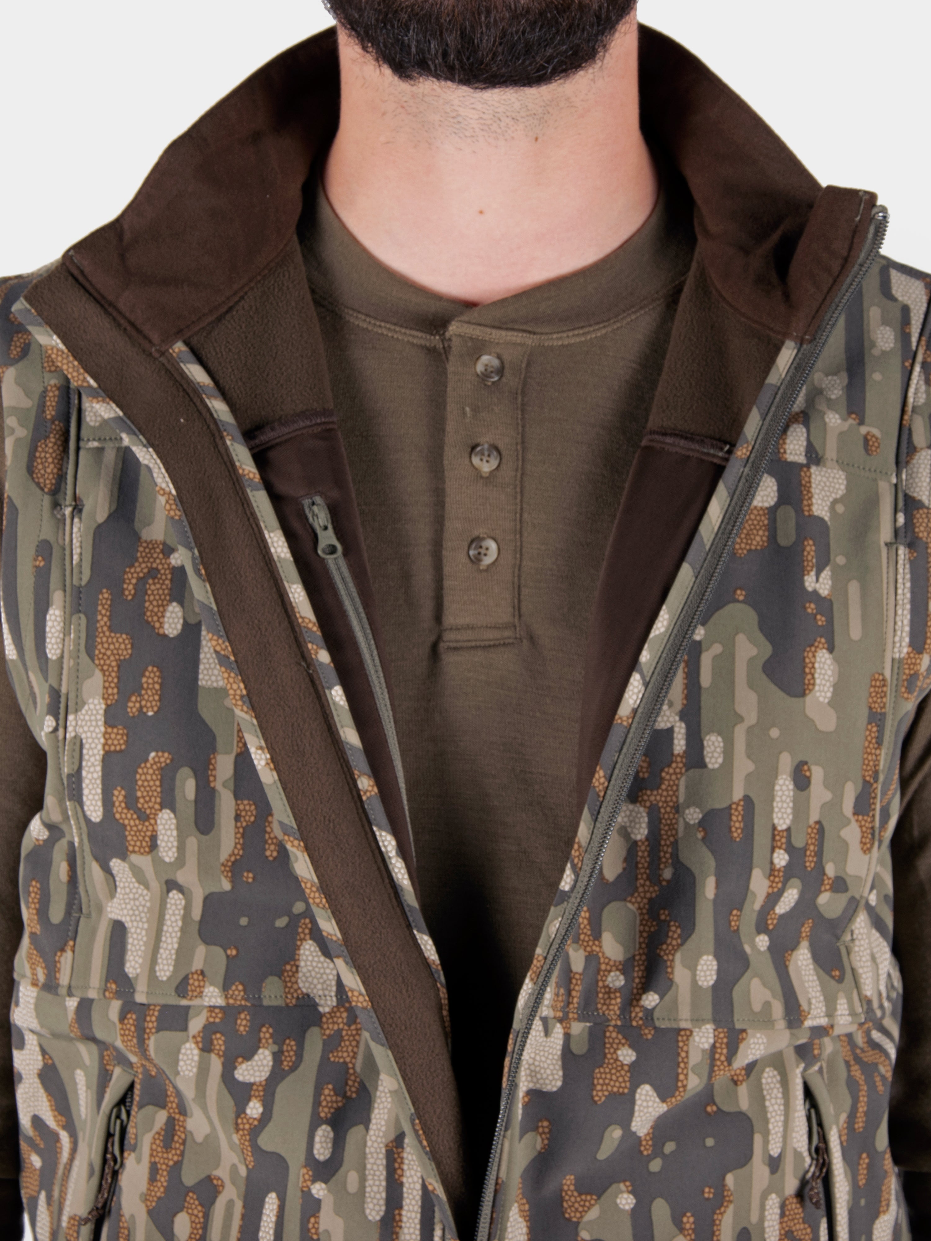M's Contact Softshell Vest - Woodland