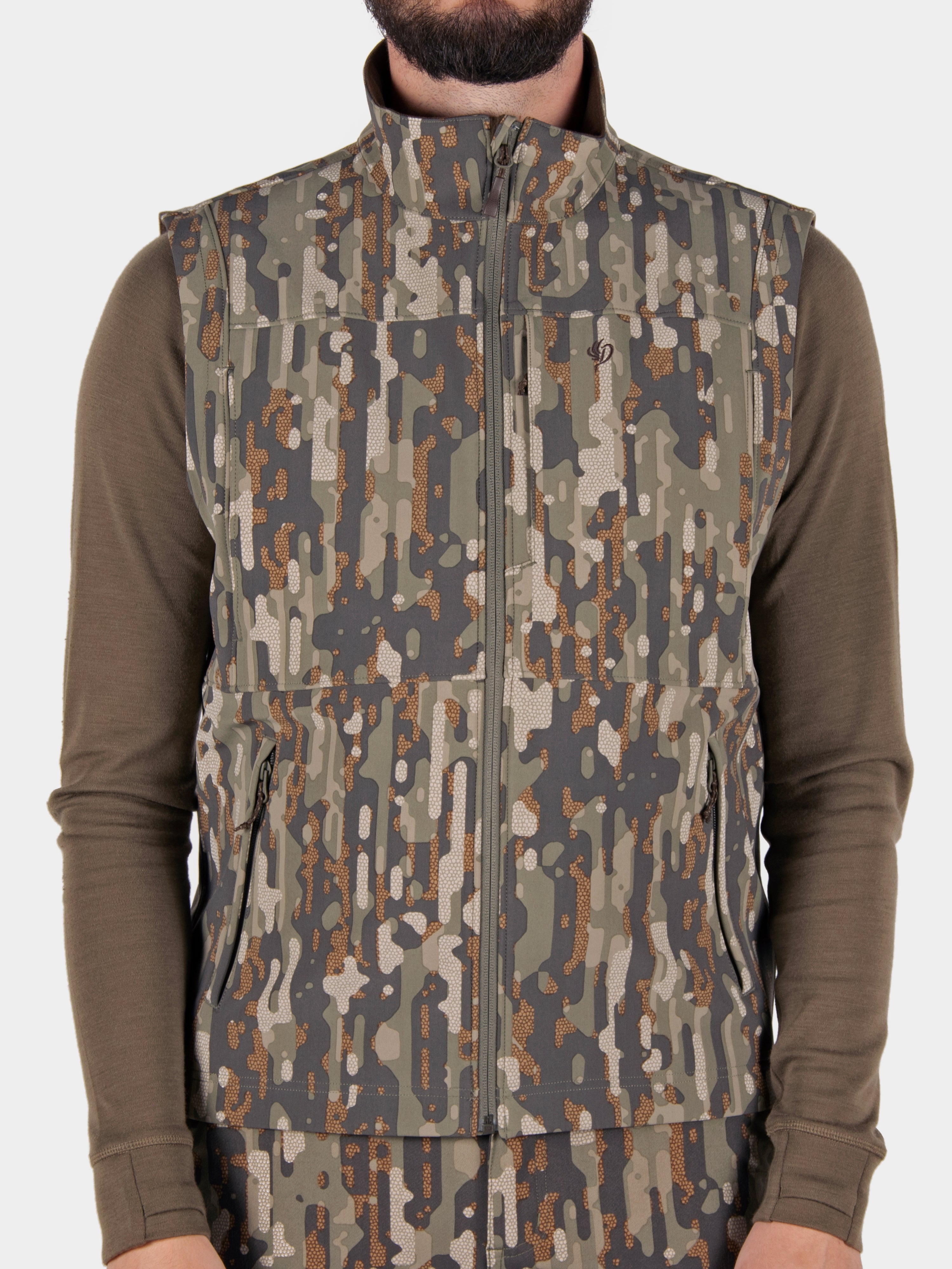 M's Contact Softshell Vest - Woodland