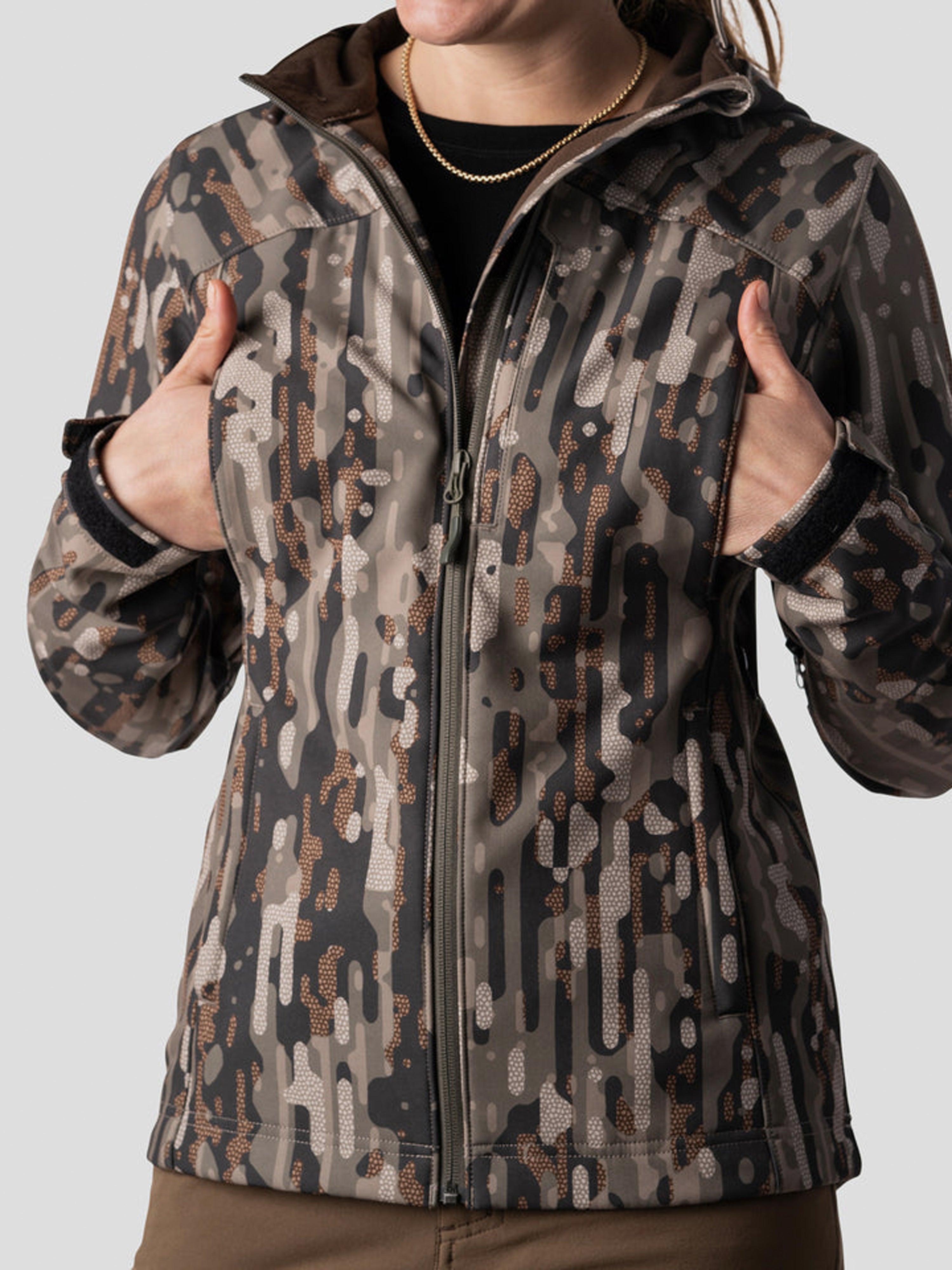 Duck feather jacket woodland online
